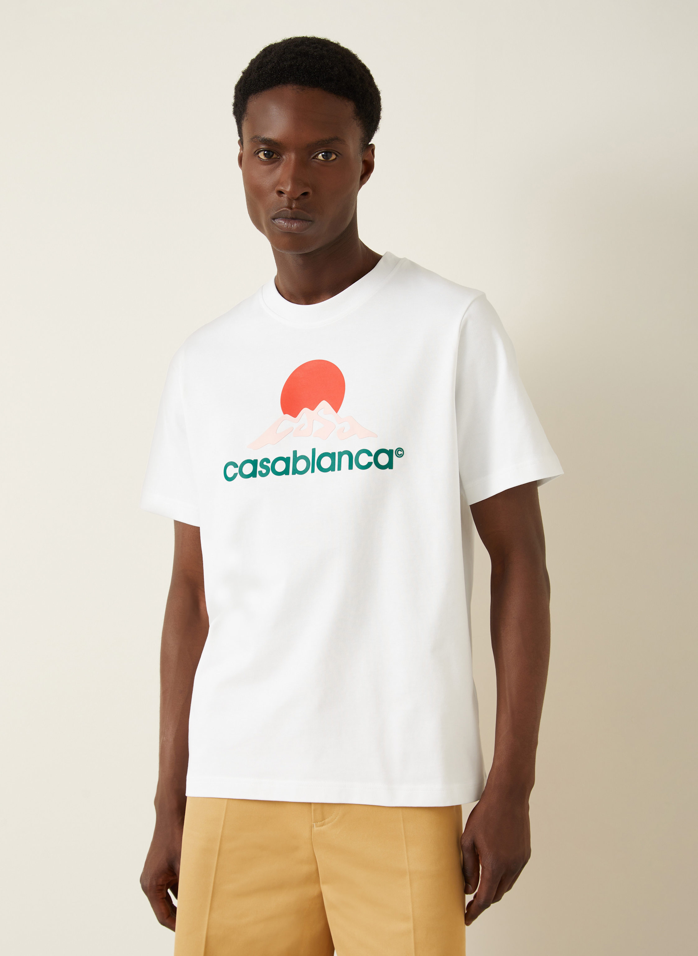 Thumbnail - Casablanca T-Shirt weiss