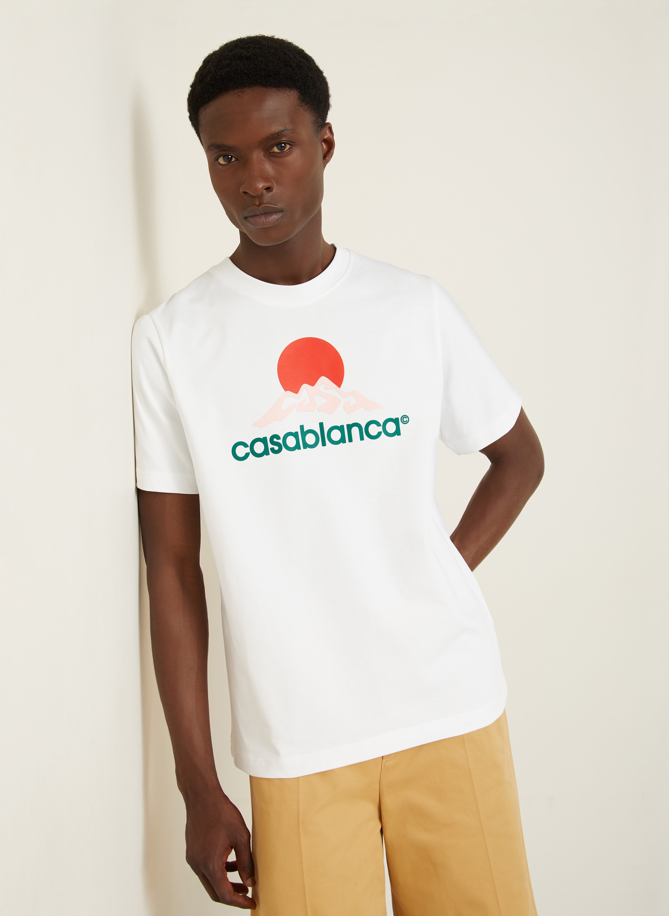 Thumbnail - Casablanca T-Shirt weiss