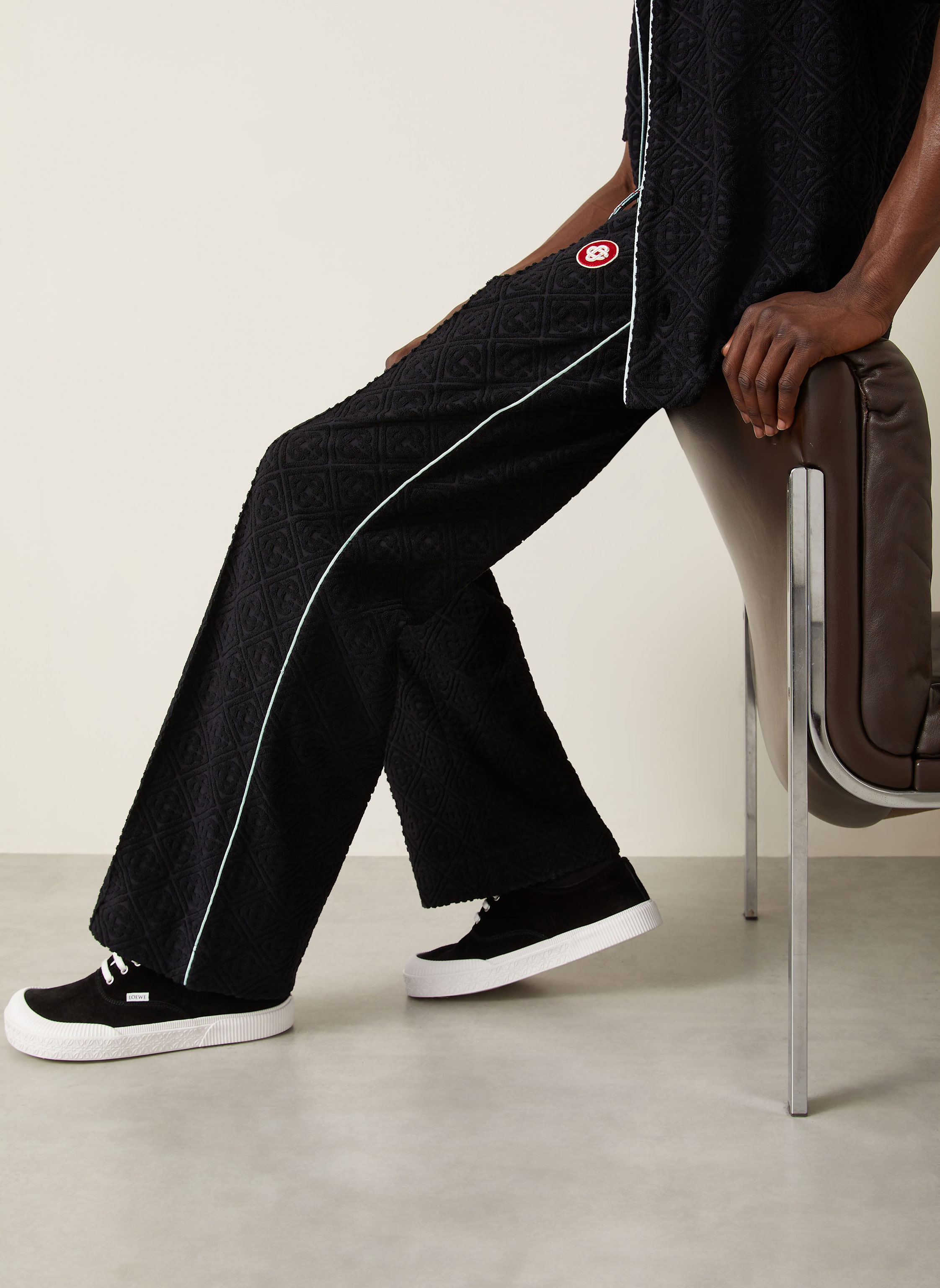 Thumbnail - Casablanca Track Pants Aus Frottee schwarz