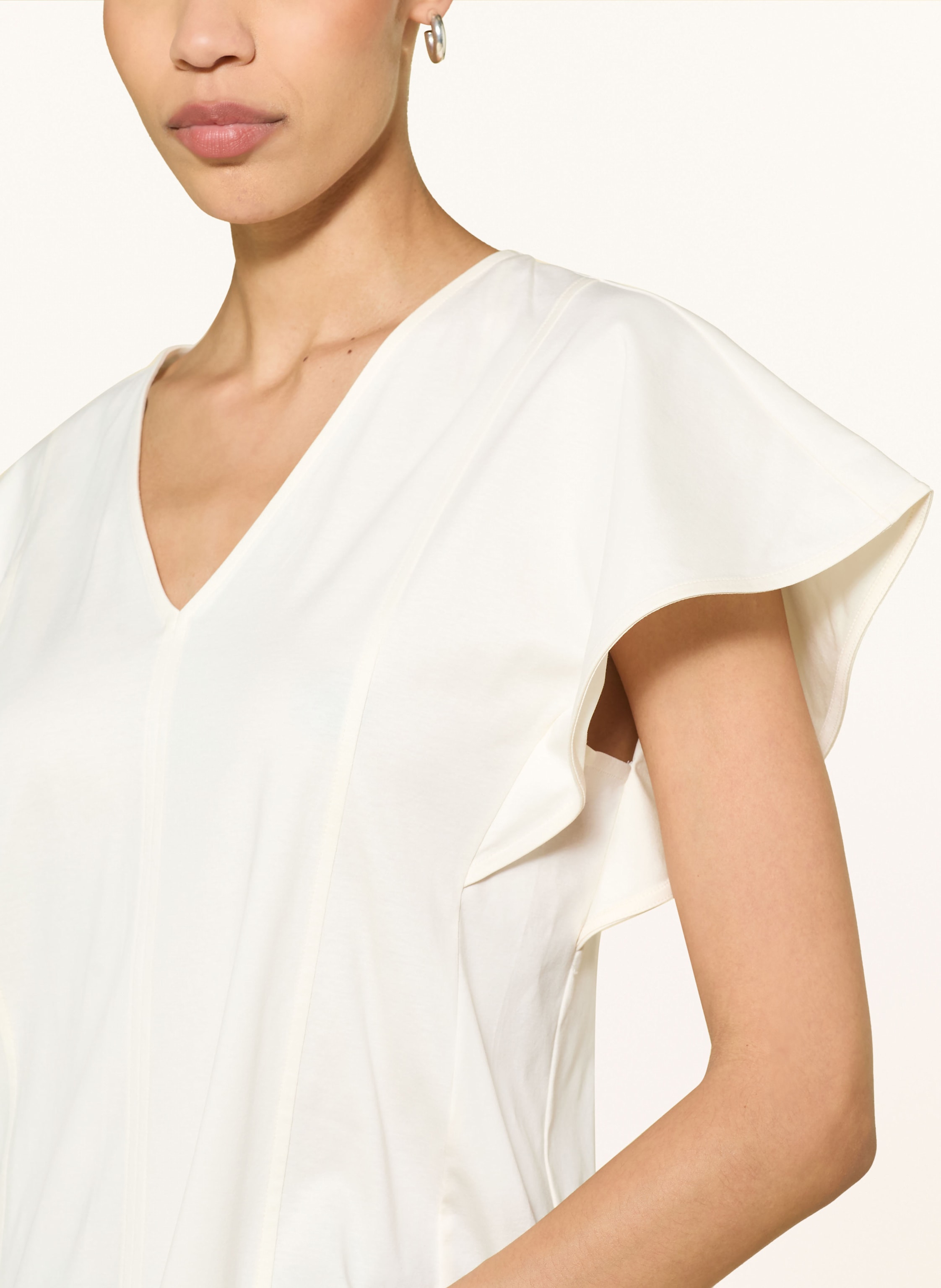 Thumbnail - Cos T-Shirt Mit Volants weiss