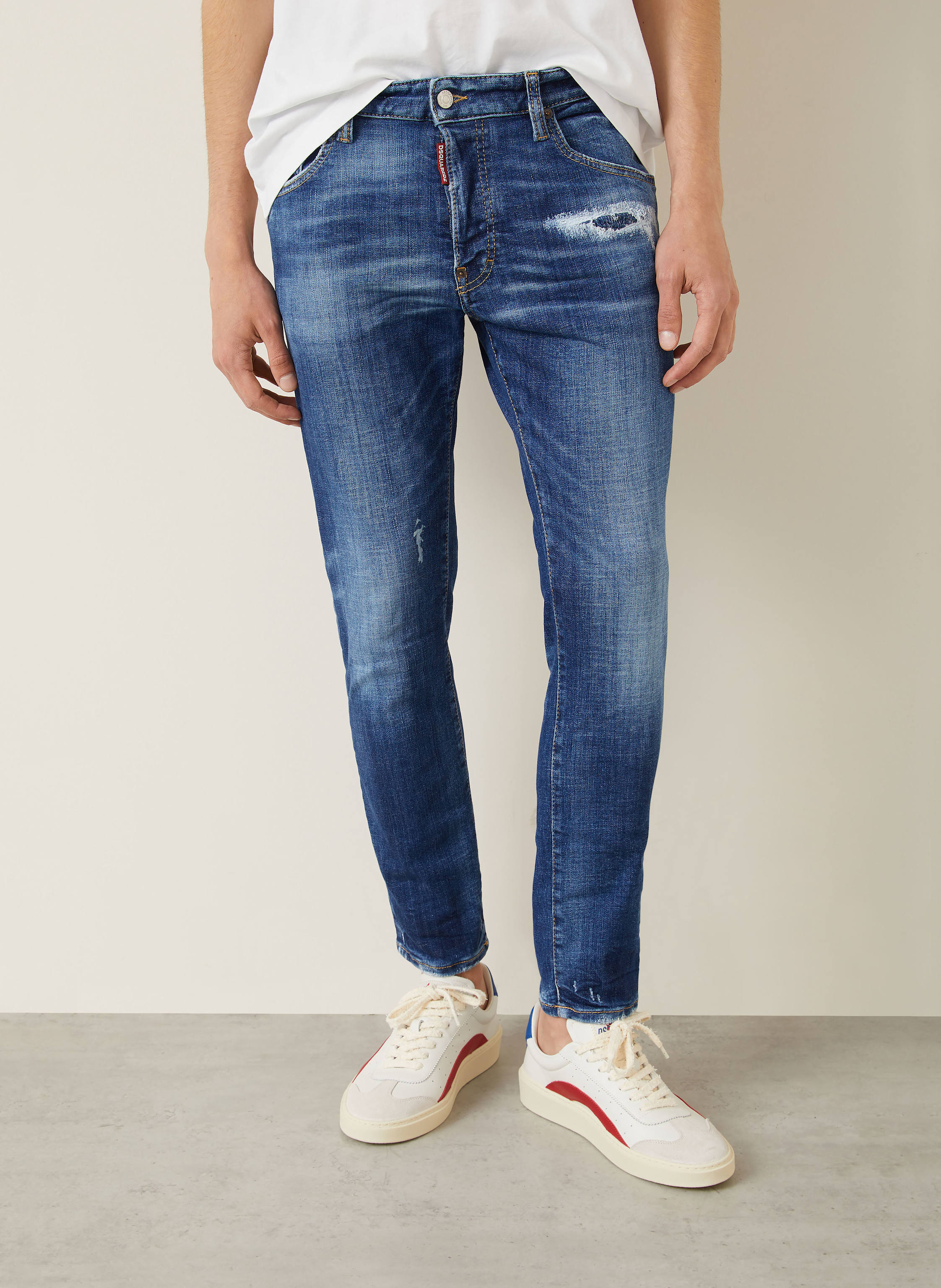 Thumbnail - dsquared2 Jeans Skater Slim Fit blau