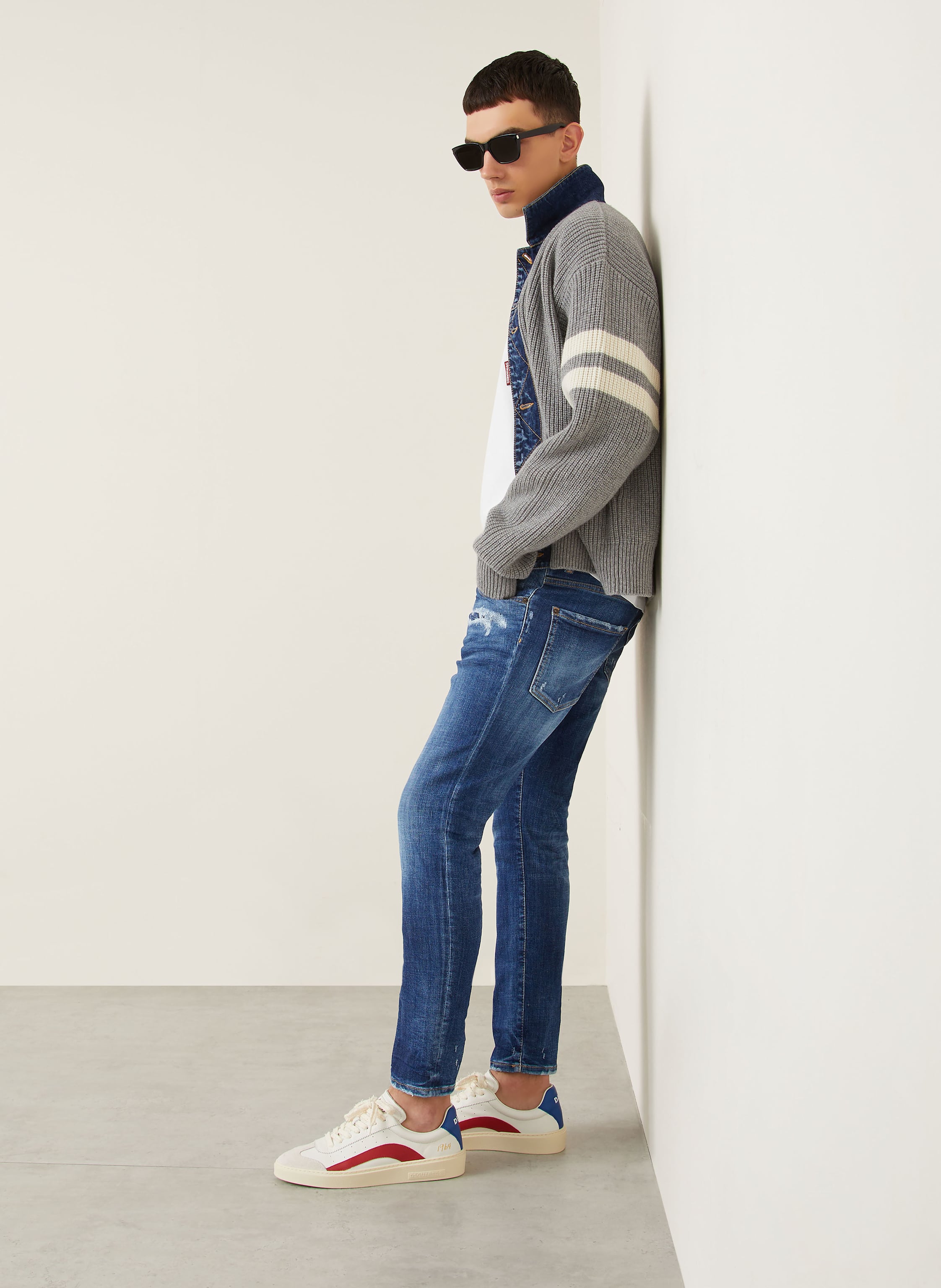 Thumbnail - dsquared2 Jeans Skater Slim Fit blau