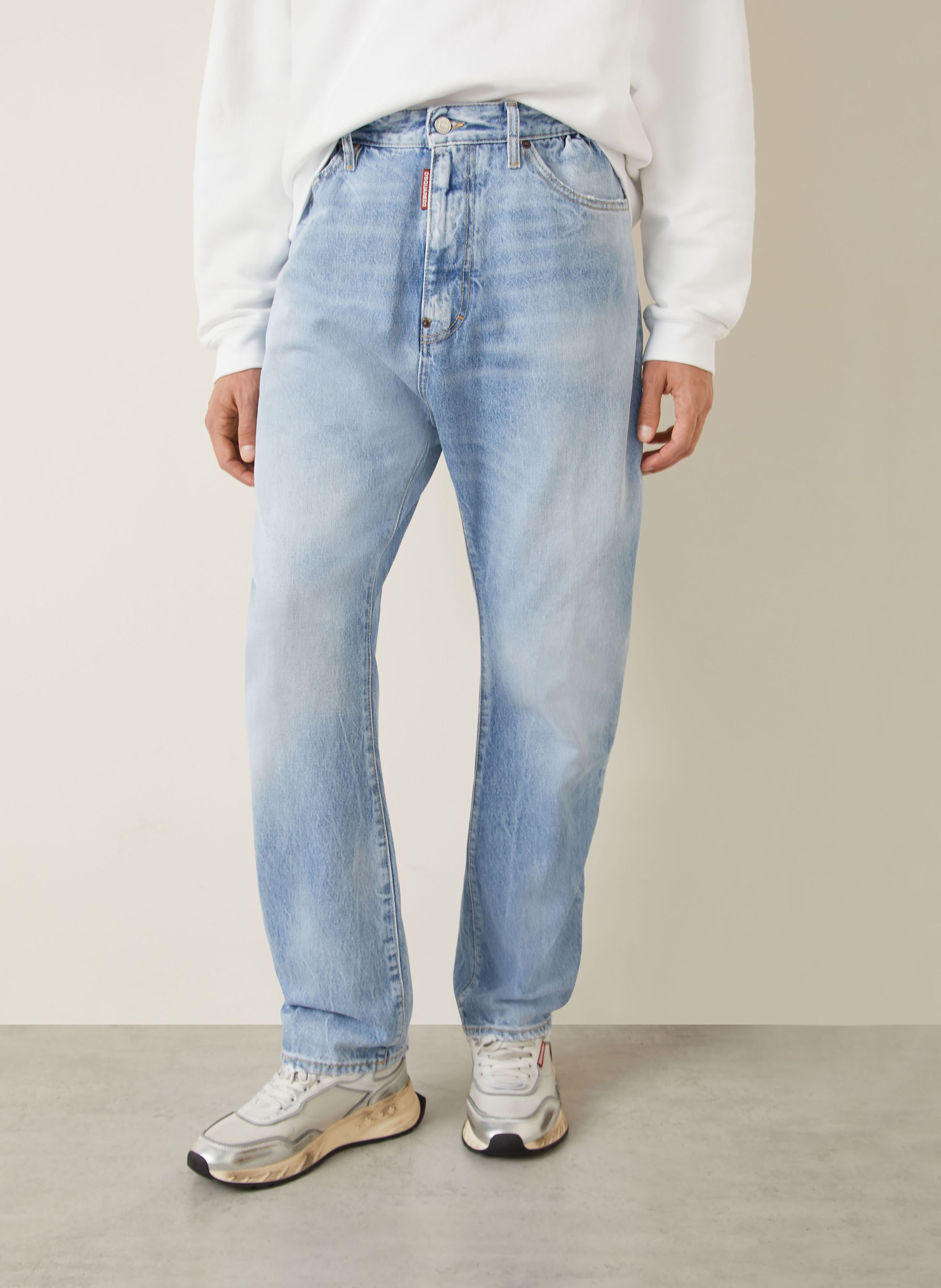Thumbnail - dsquared2 Jeans London Bro Regular Fit blau