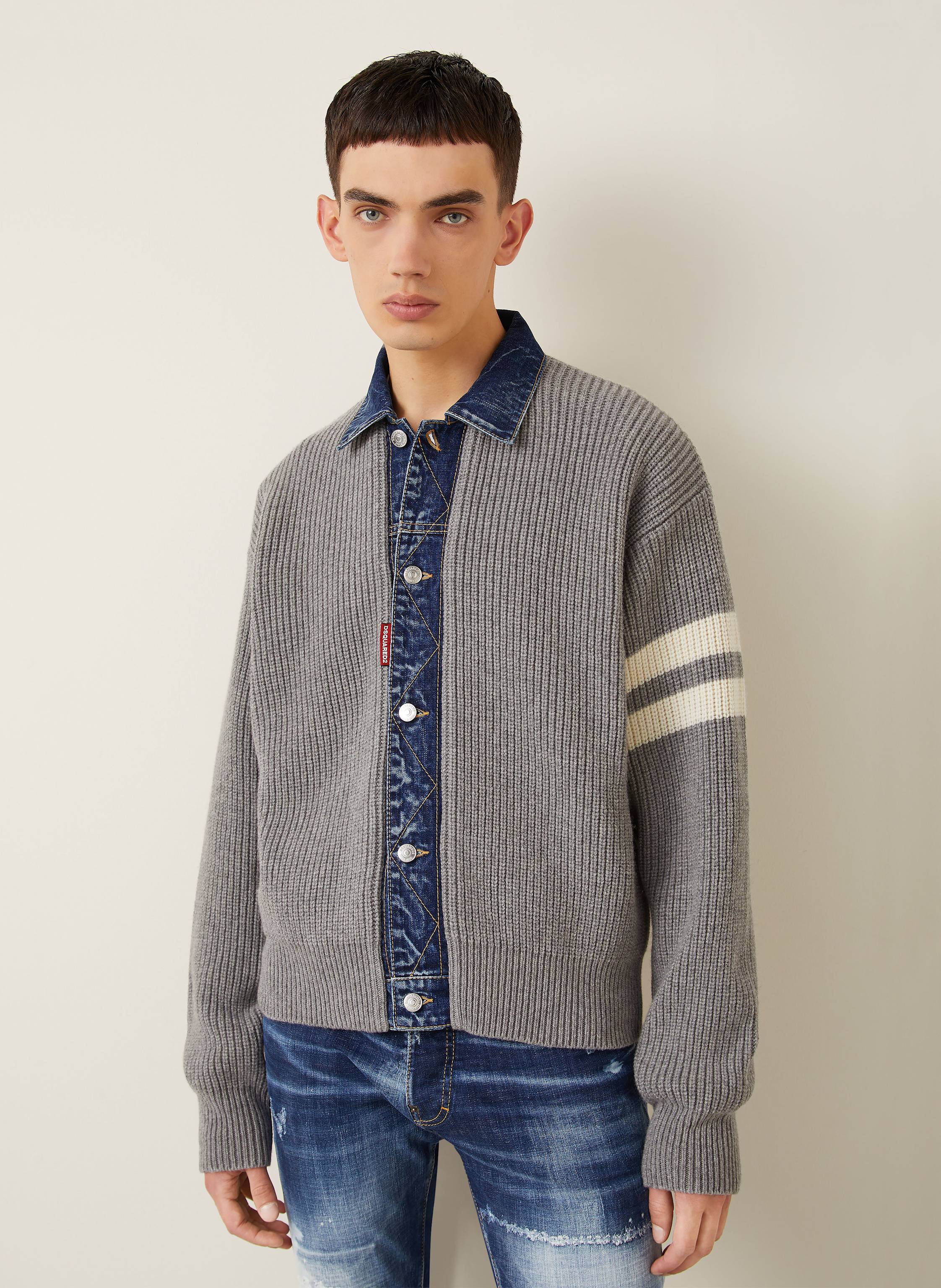 Thumbnail - dsquared2 Strickjacke grau