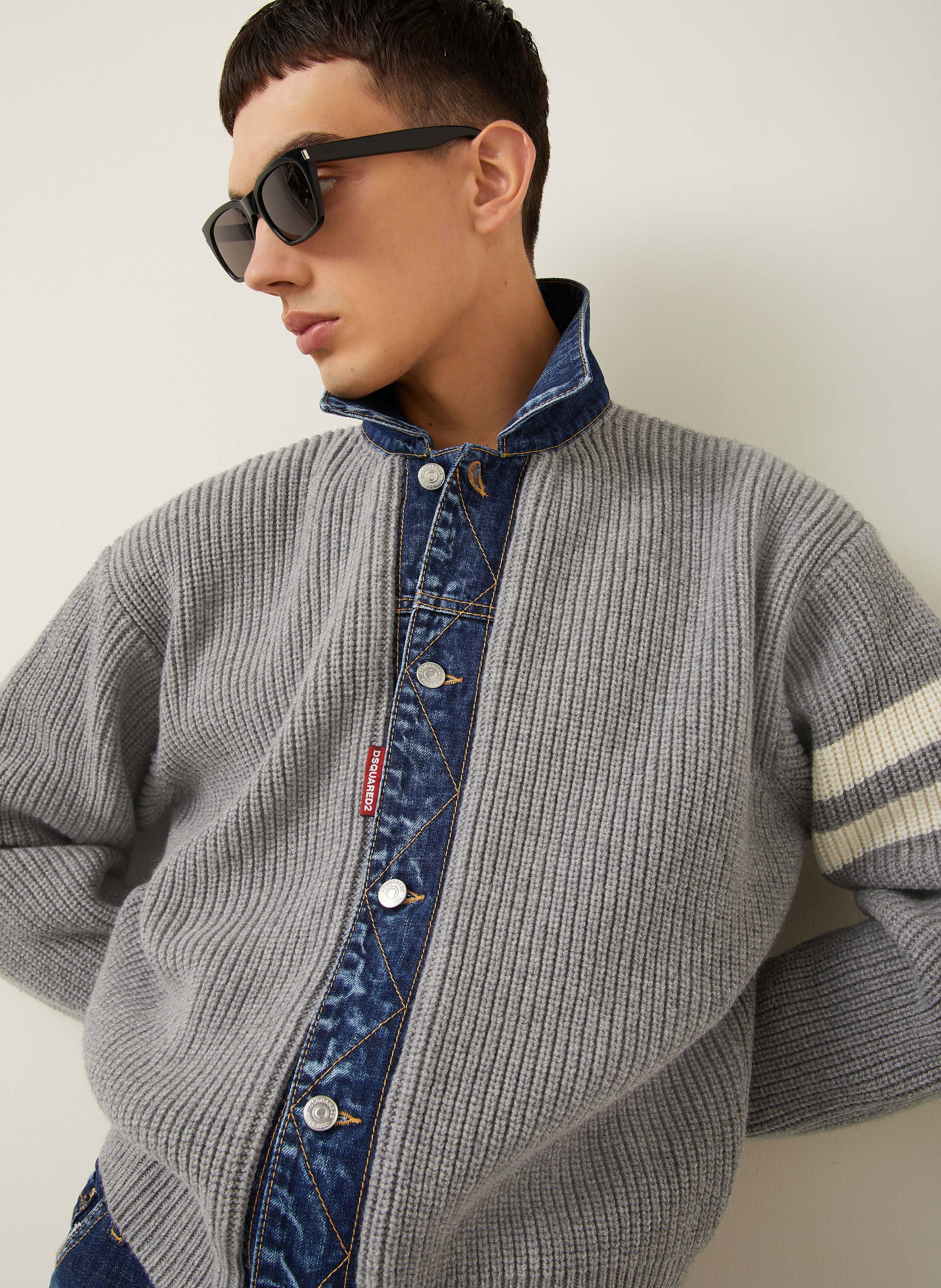 Thumbnail - dsquared2 Strickjacke grau