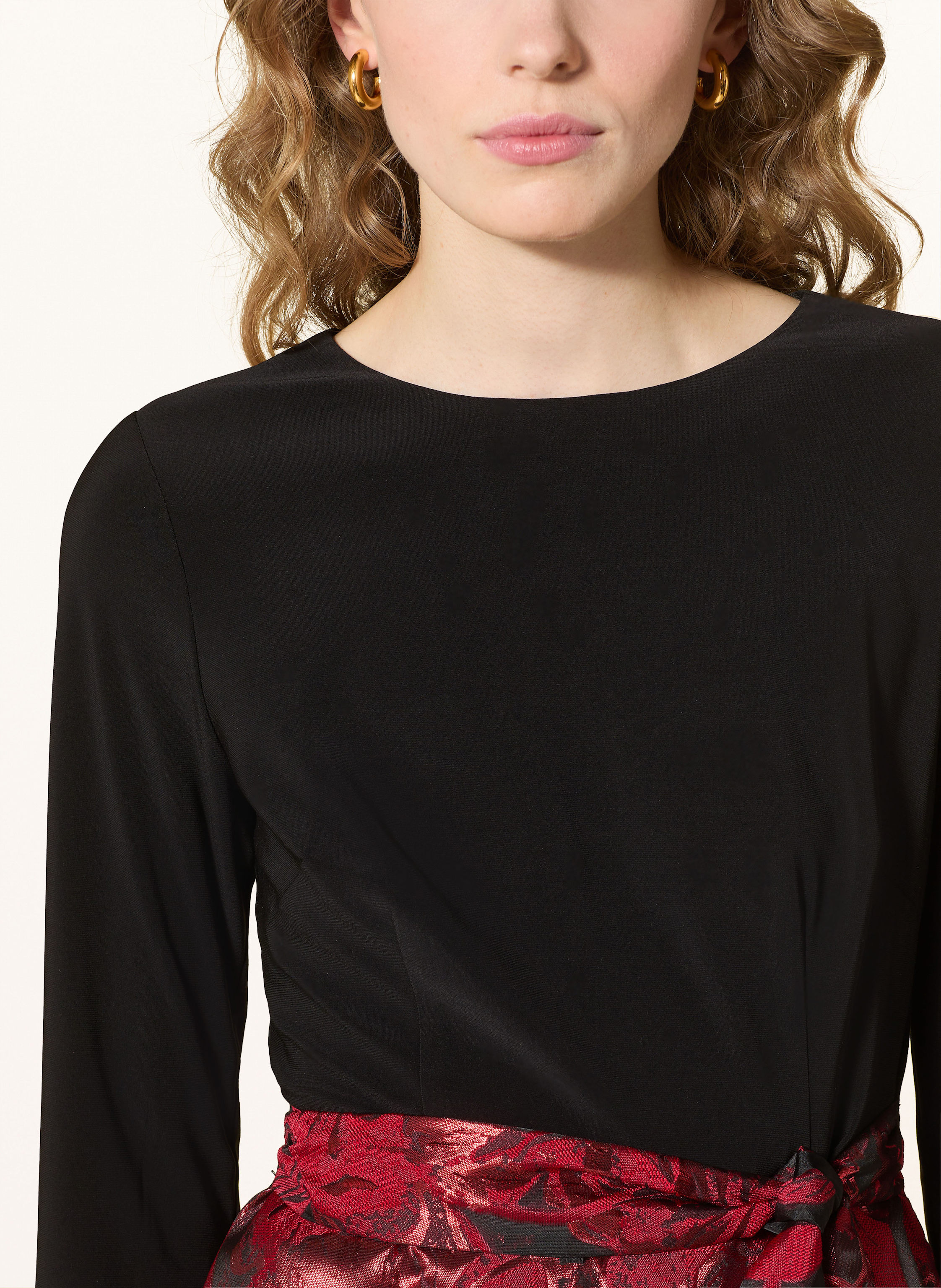 Thumbnail - Adrianna Papell Abendkleid Im Materialmix schwarz