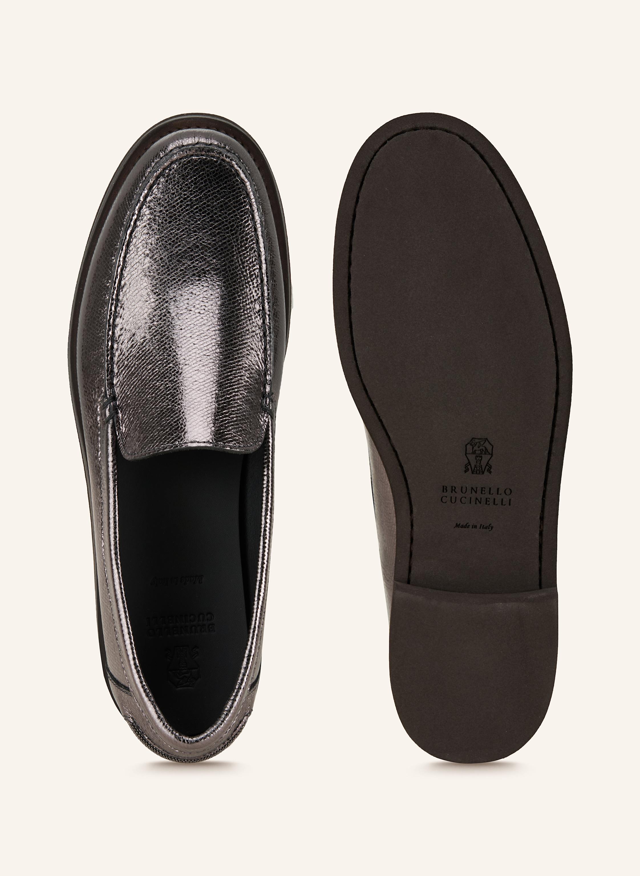 Thumbnail - Brunello Cucinelli Loafer silber