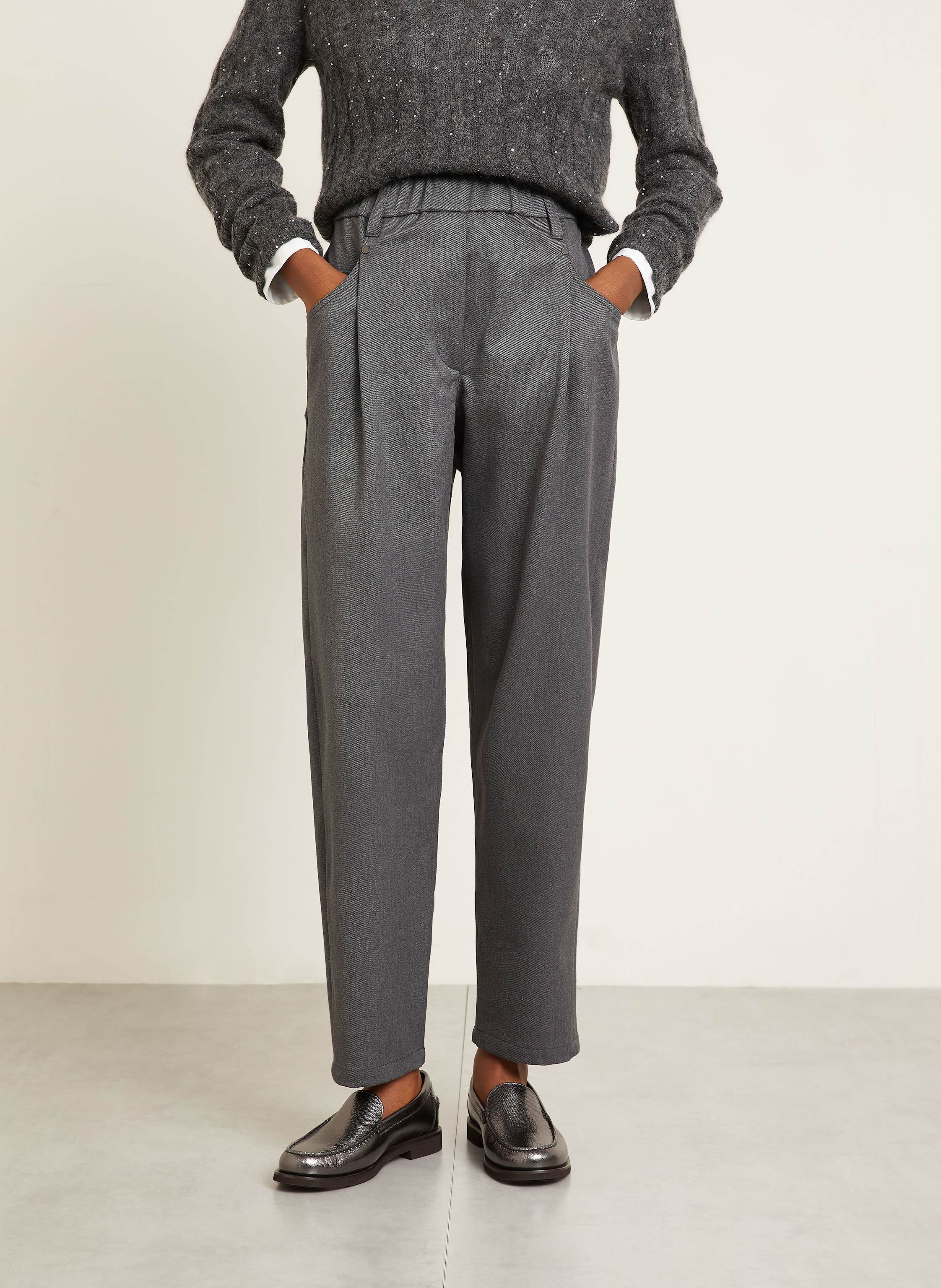 Thumbnail - Brunello Cucinelli Hose grau
