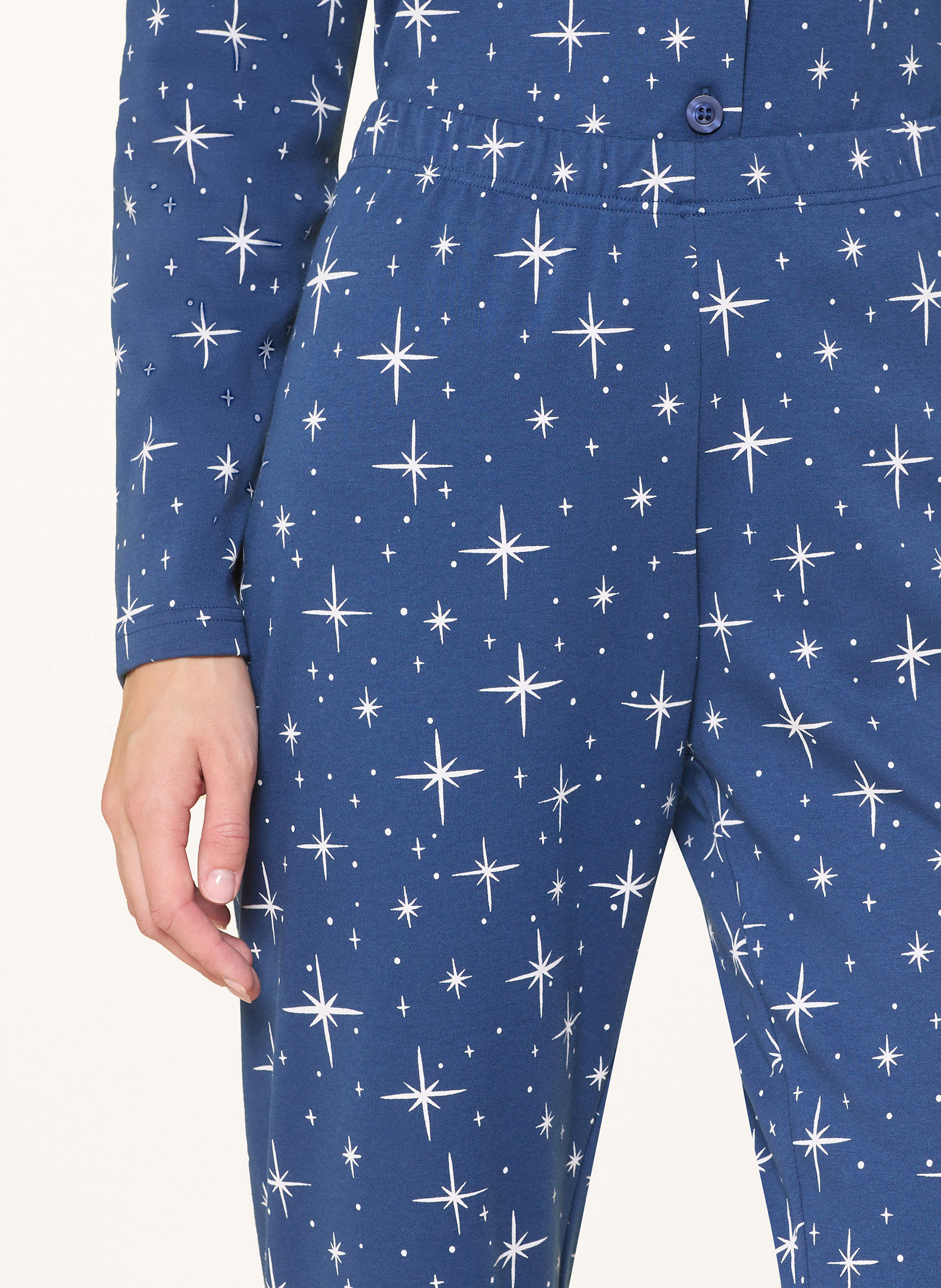 Thumbnail - Mey Schlafanzug Serie Polar Sky blau