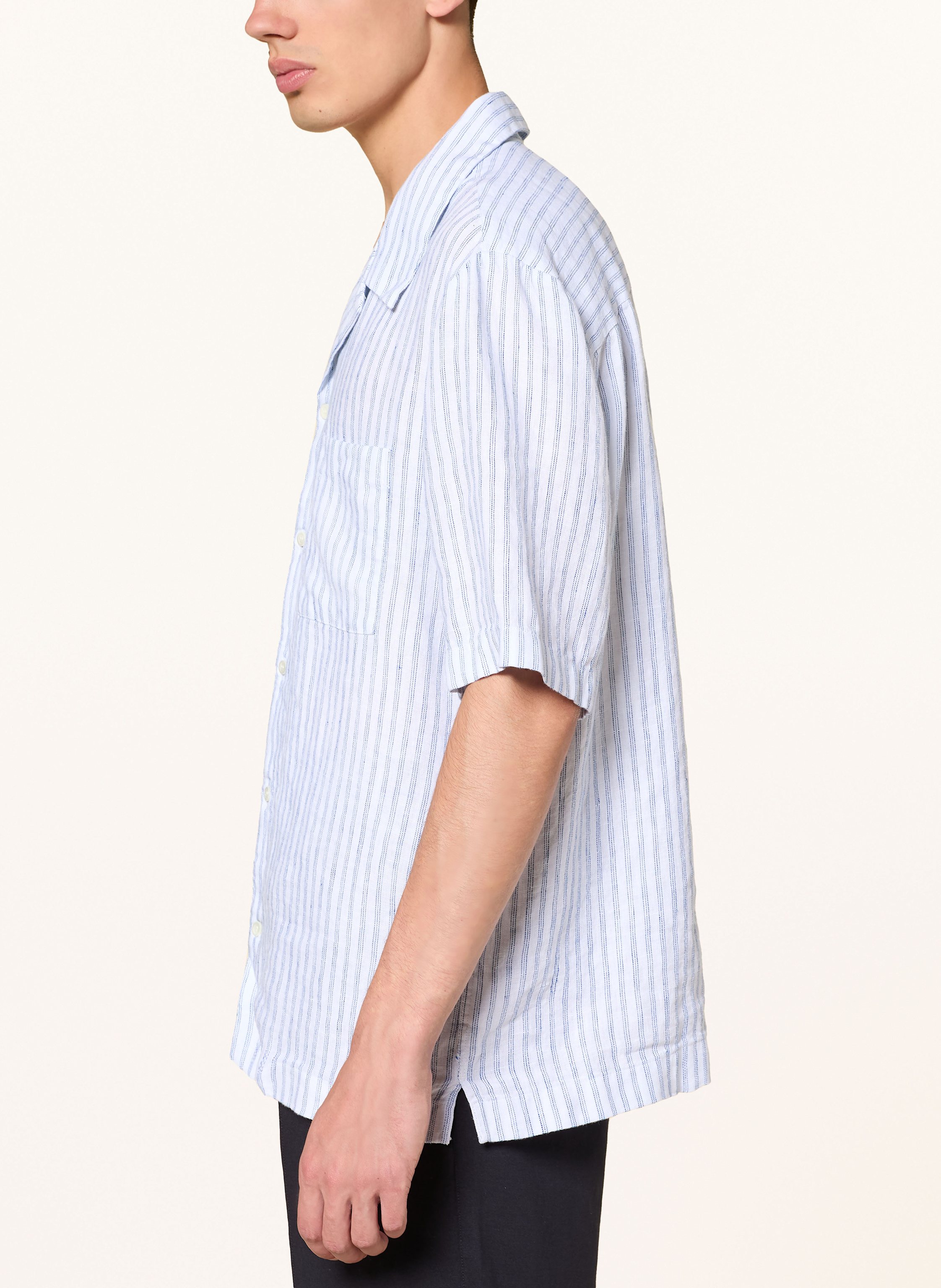 Thumbnail - Cos Resorthemd Regular Fit Aus Leinen weiss