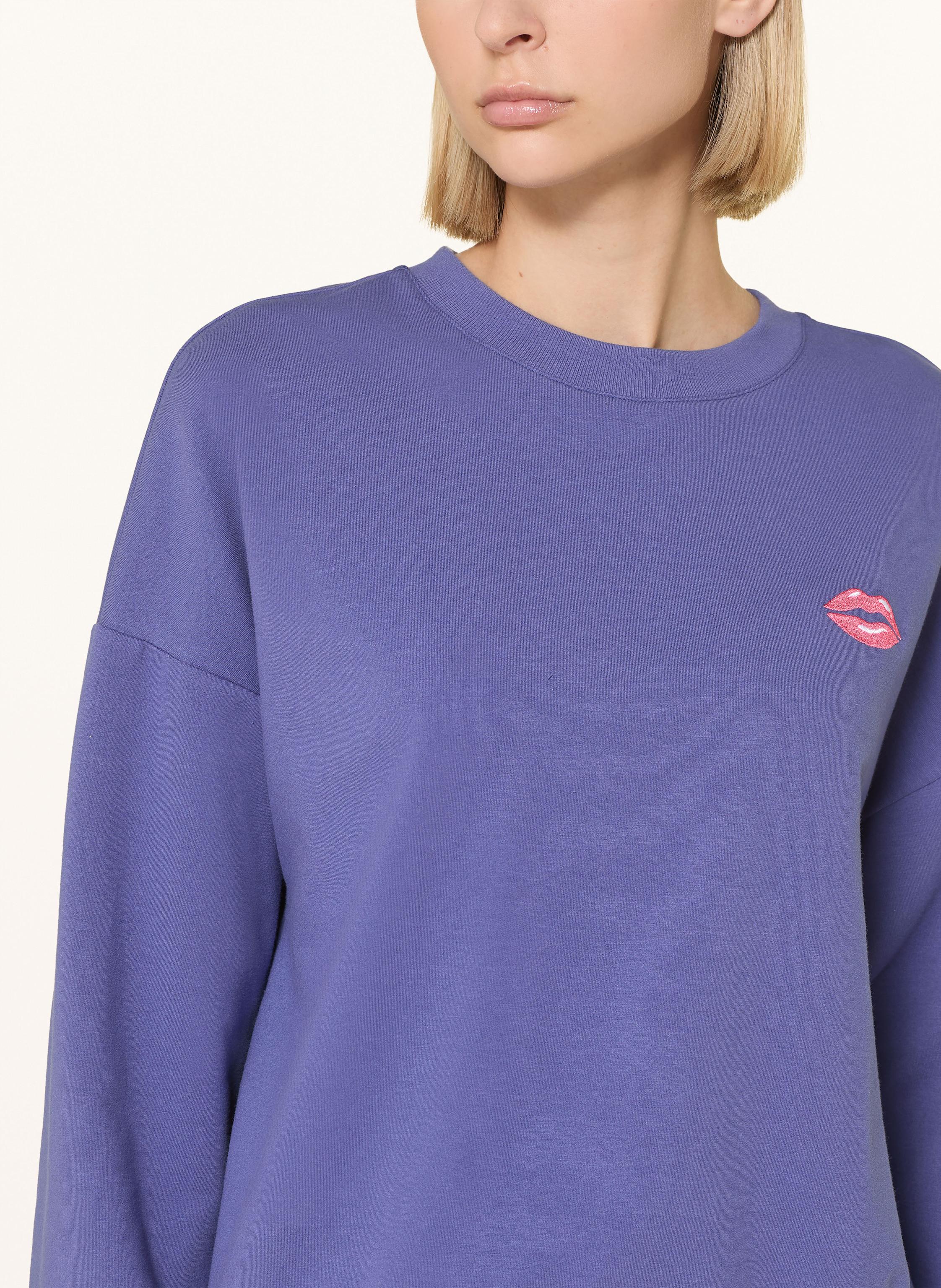 Thumbnail - Mey Lounge-Sweatshirt Serie Cozy Nights blau
