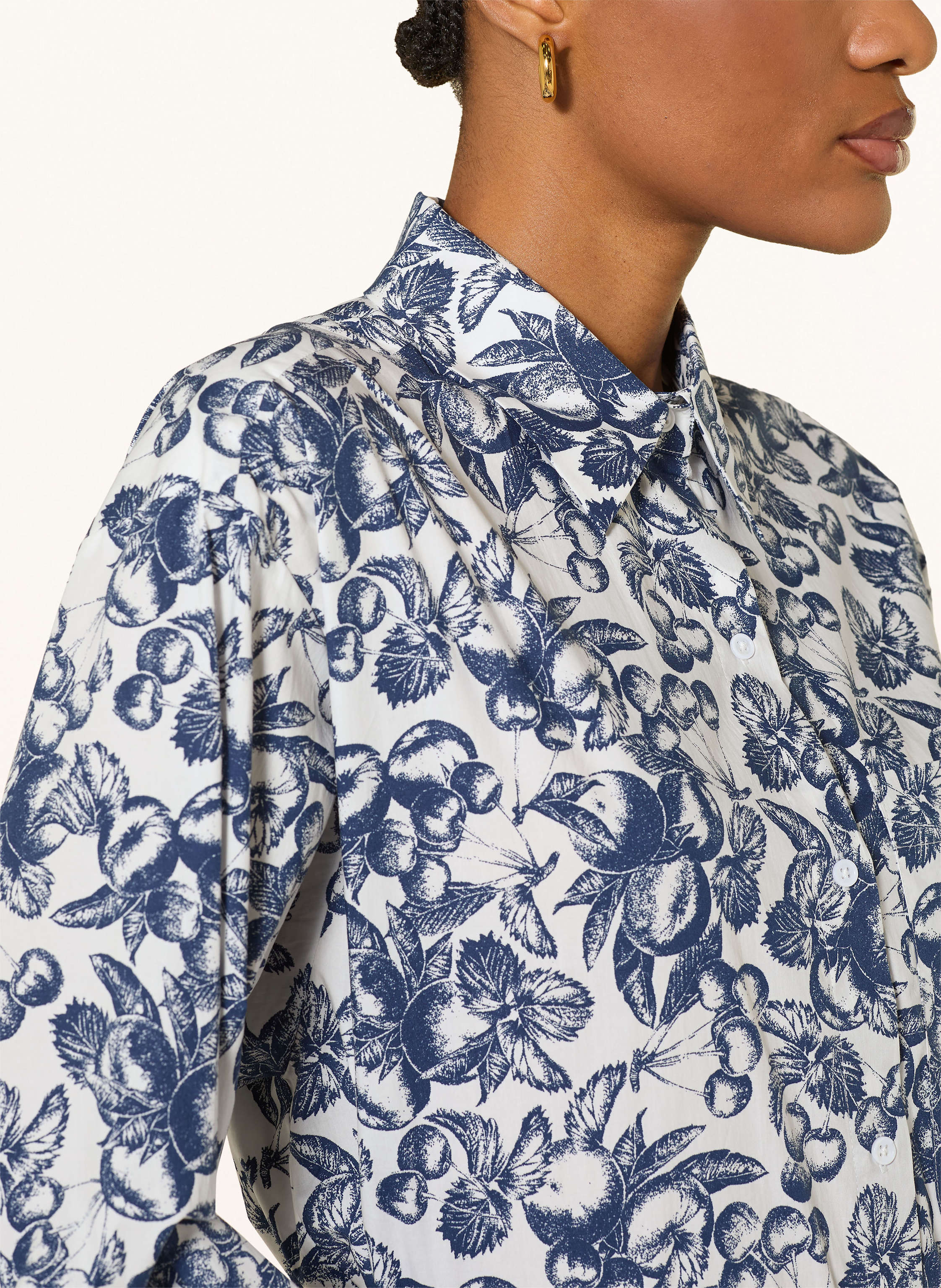 Thumbnail - Maje Hemdbluse blau