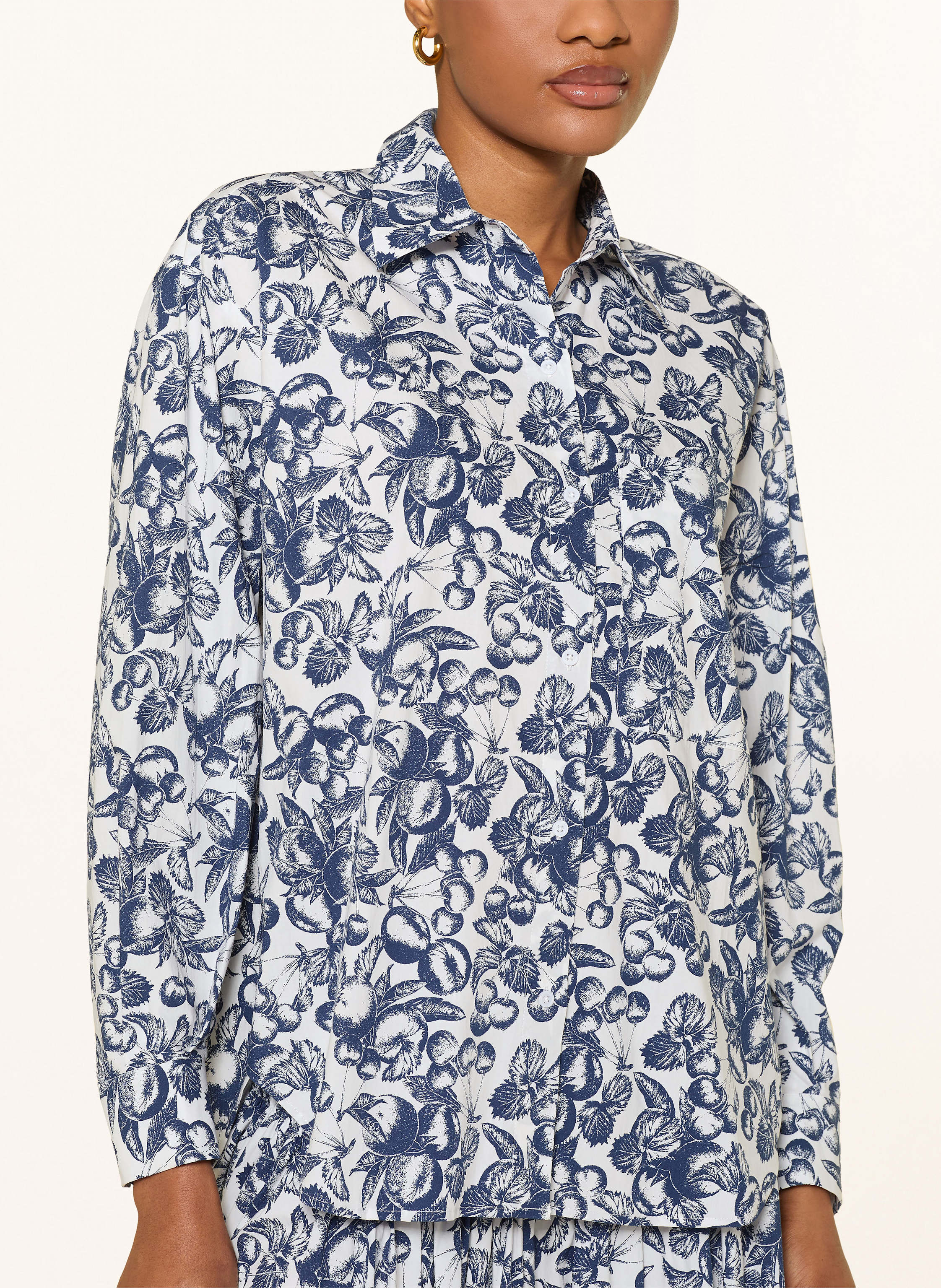 Thumbnail - Maje Hemdbluse blau