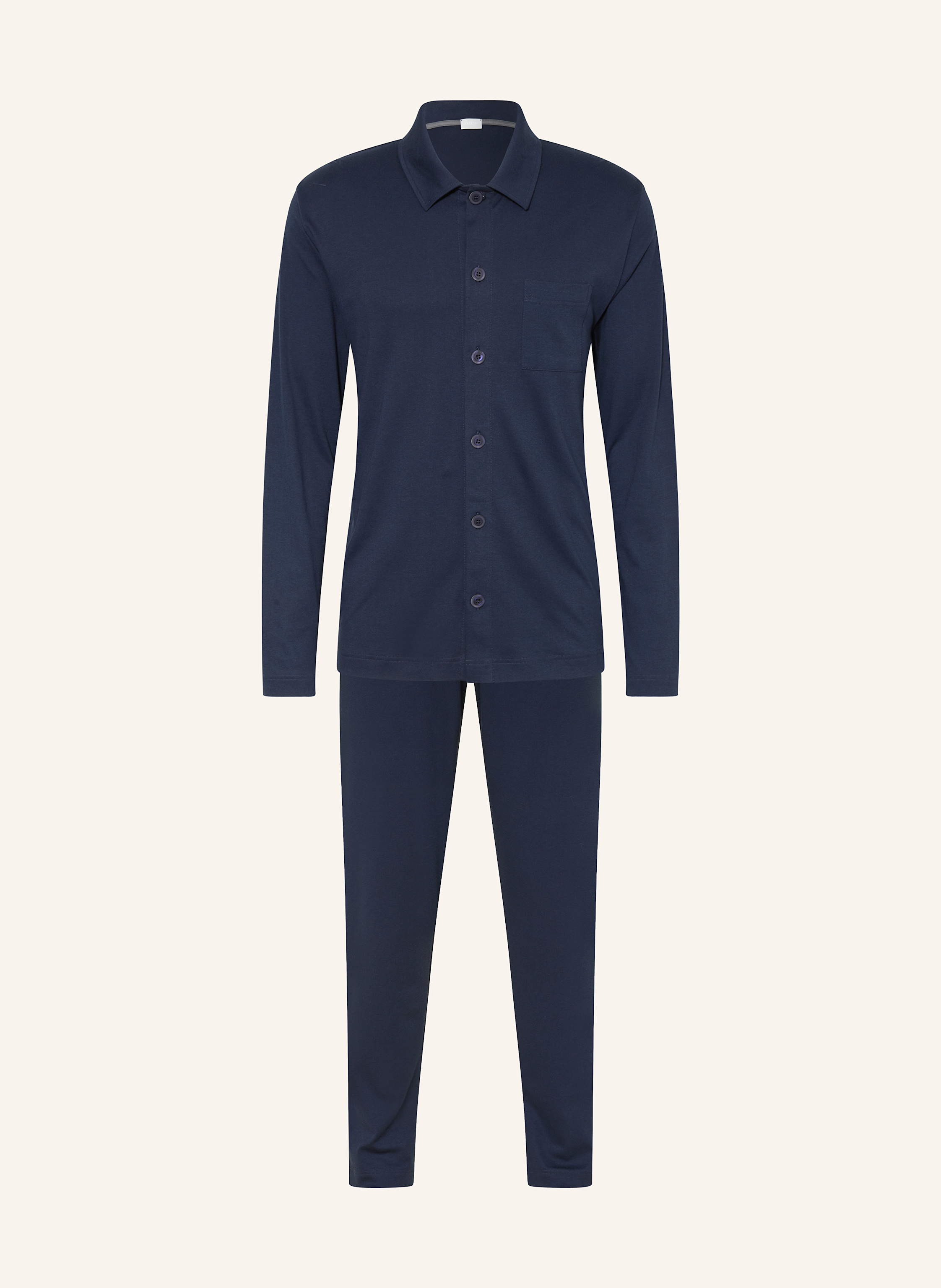 Mey Schlafanzug Serie Pure Night blau
