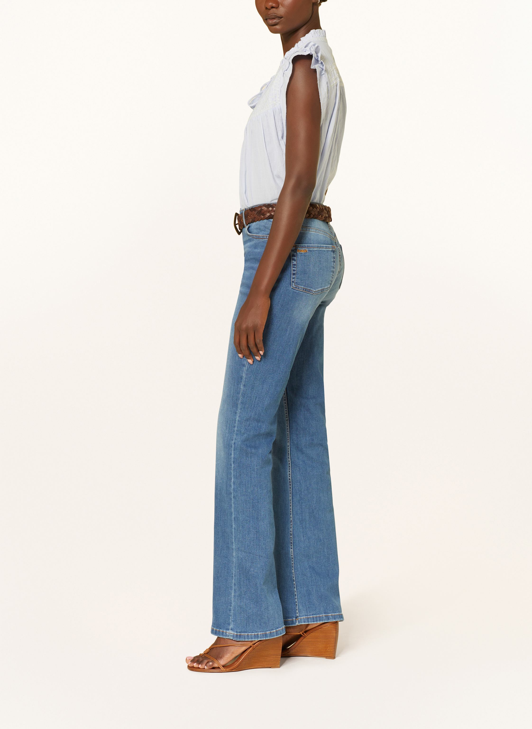 Thumbnail - Ba&Sh Bootcut Jeans Aommie blau