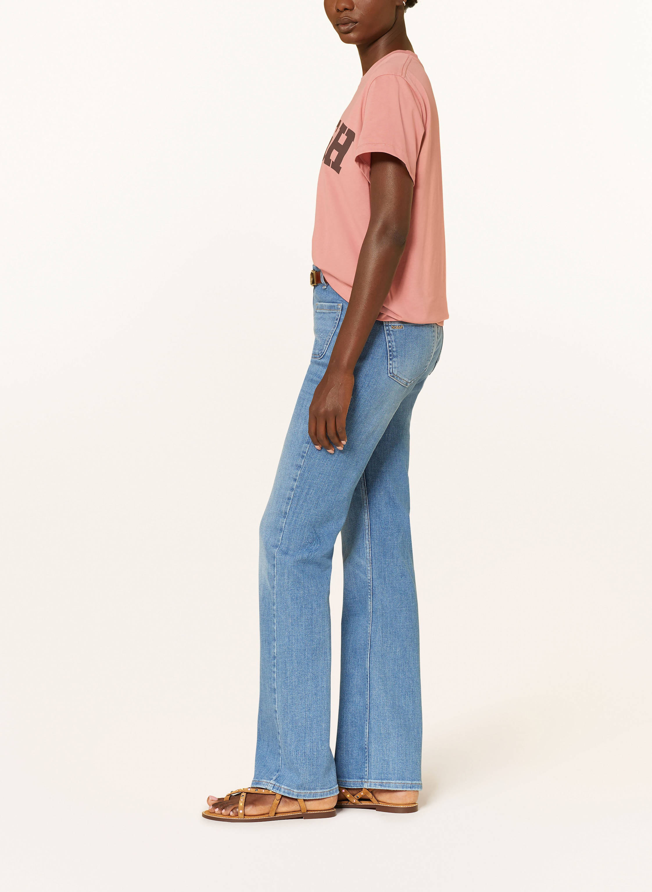 Thumbnail - Ba&Sh Flared Jeans Ross blau