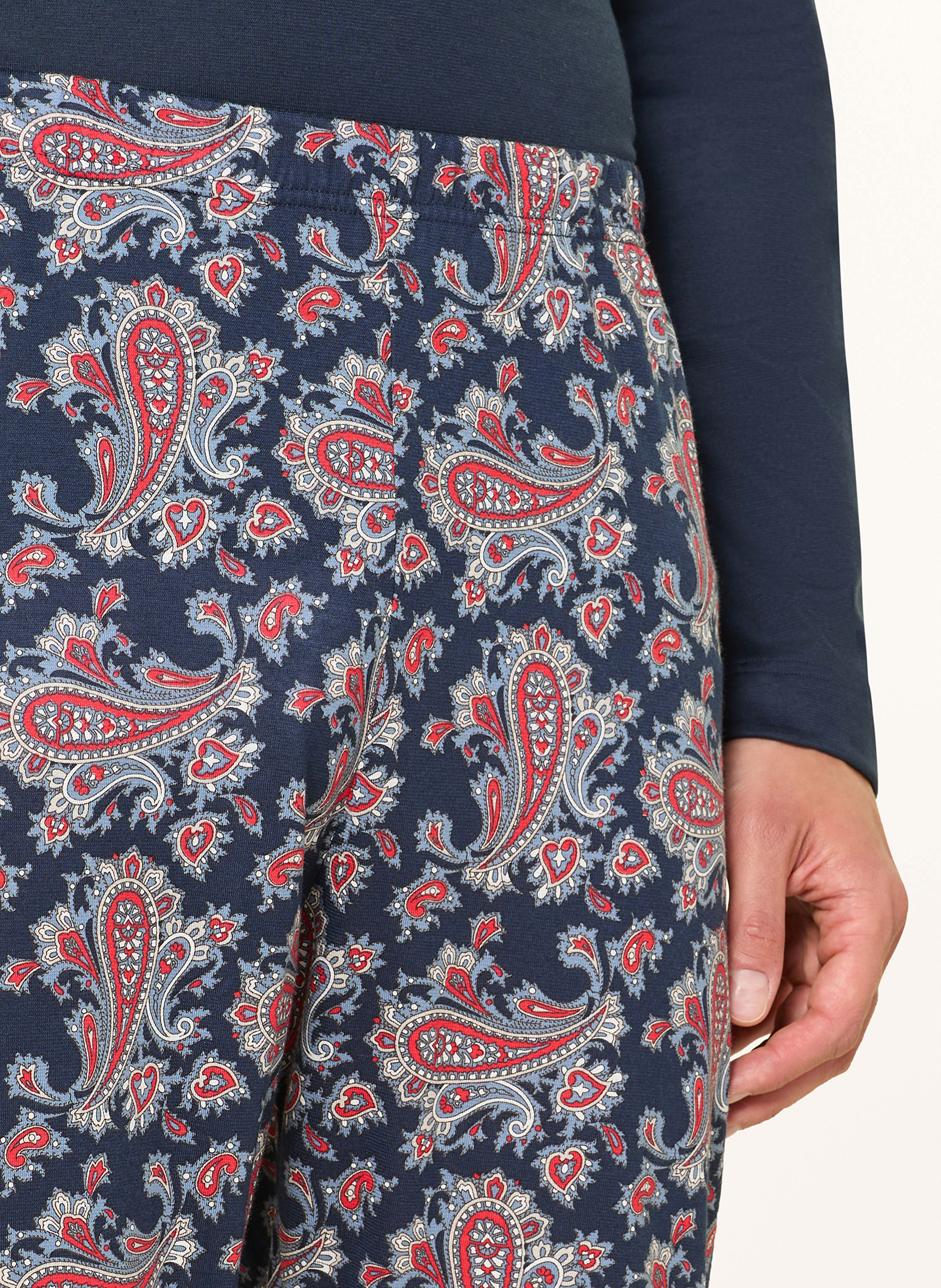 Thumbnail - Mey Schlafanzug Serie Winter Paisley blau