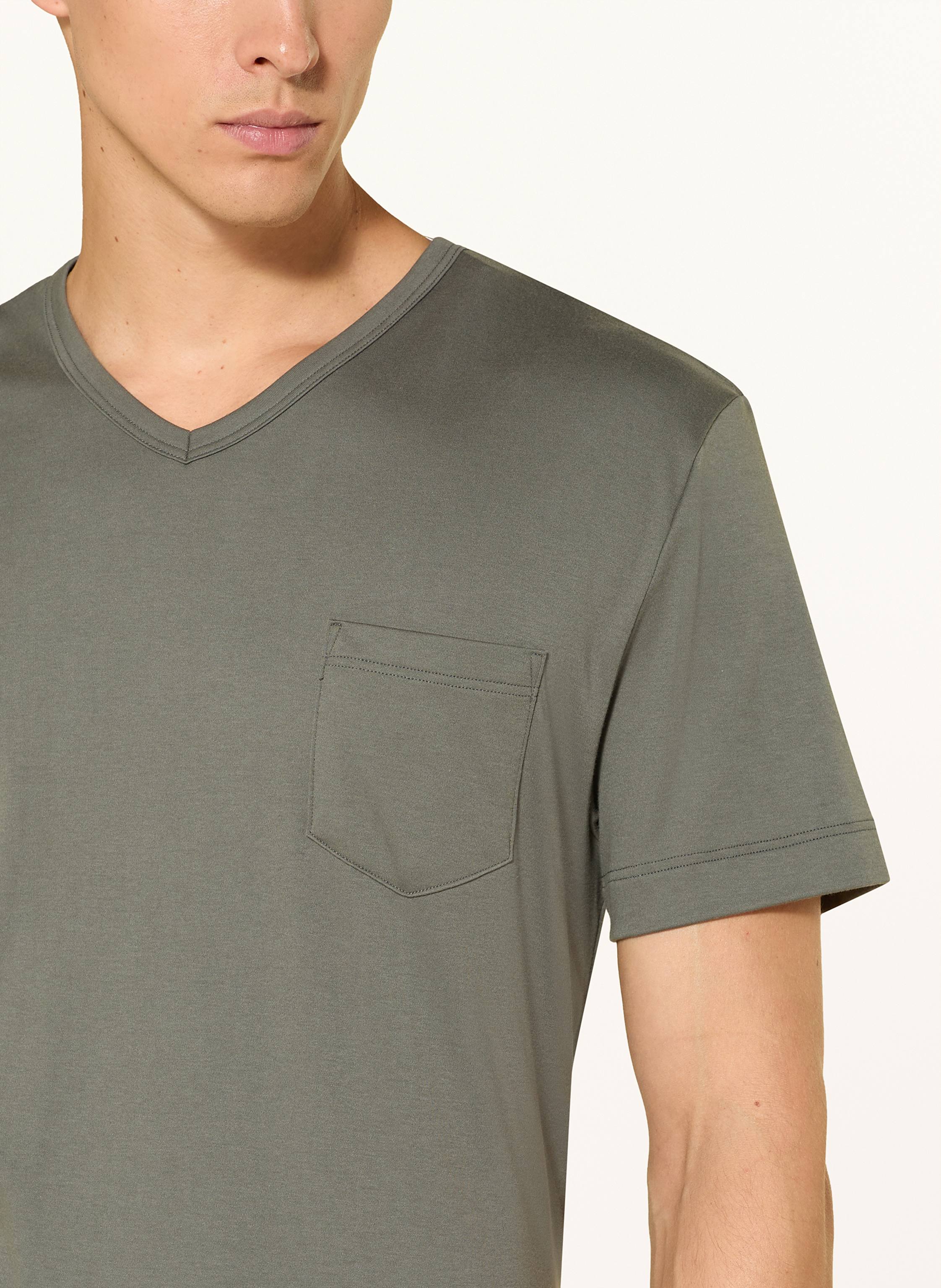 Thumbnail - Mey Shorty-Schlafanzug Serie Rough Stripes grau