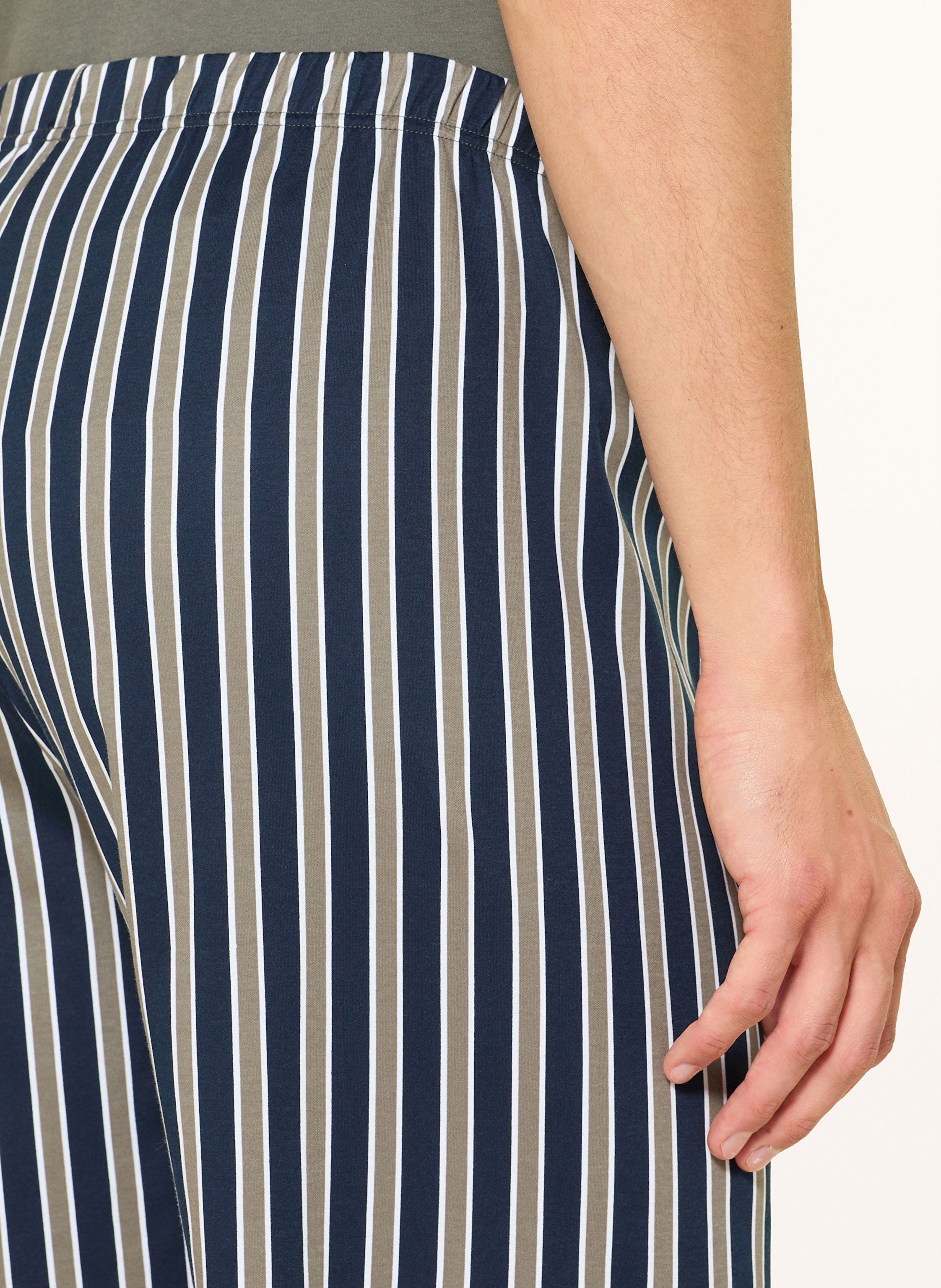 Thumbnail - Mey Shorty-Schlafanzug Serie Rough Stripes grau