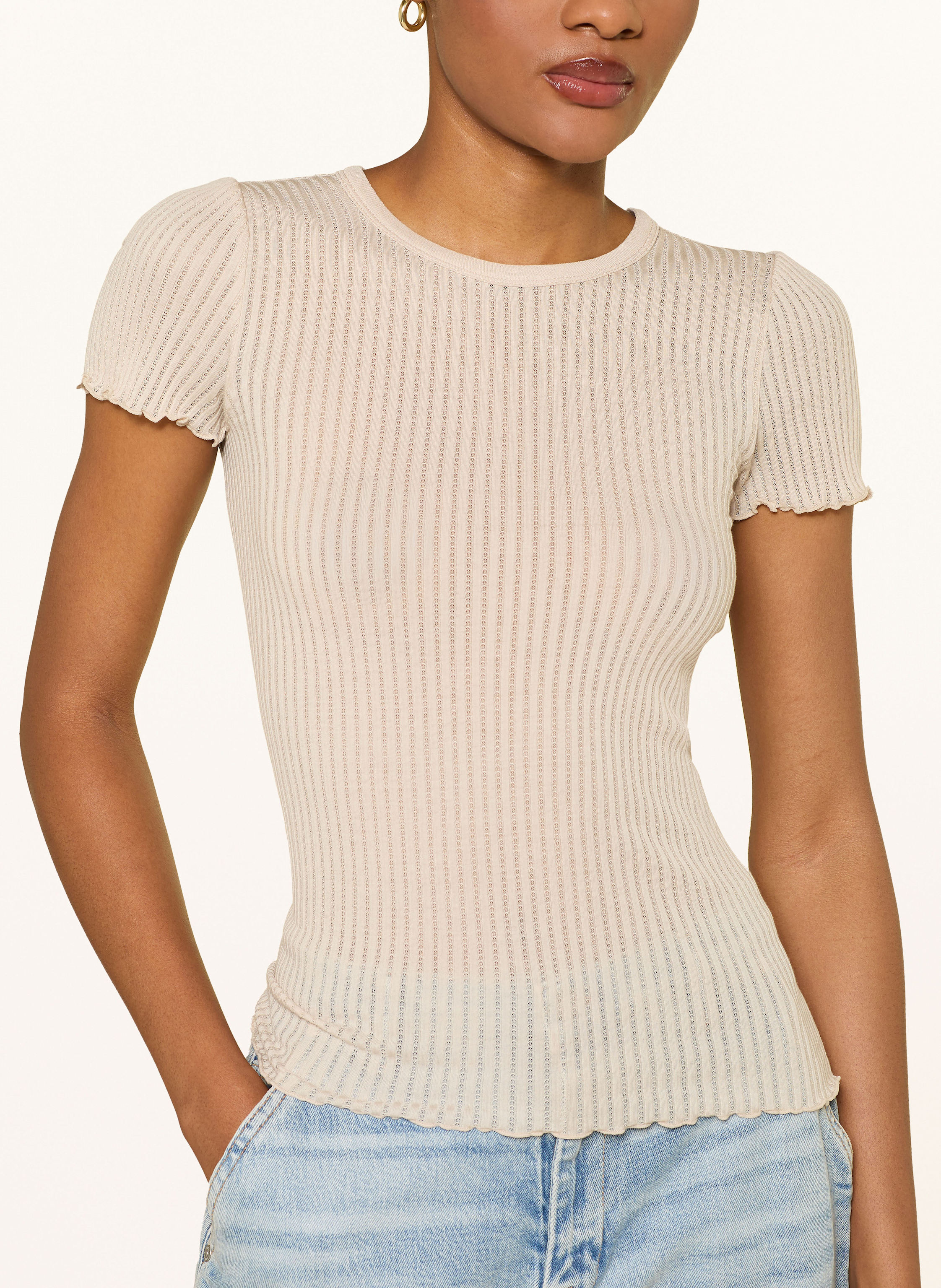 Thumbnail - Rosemunde T-Shirt Baku beige