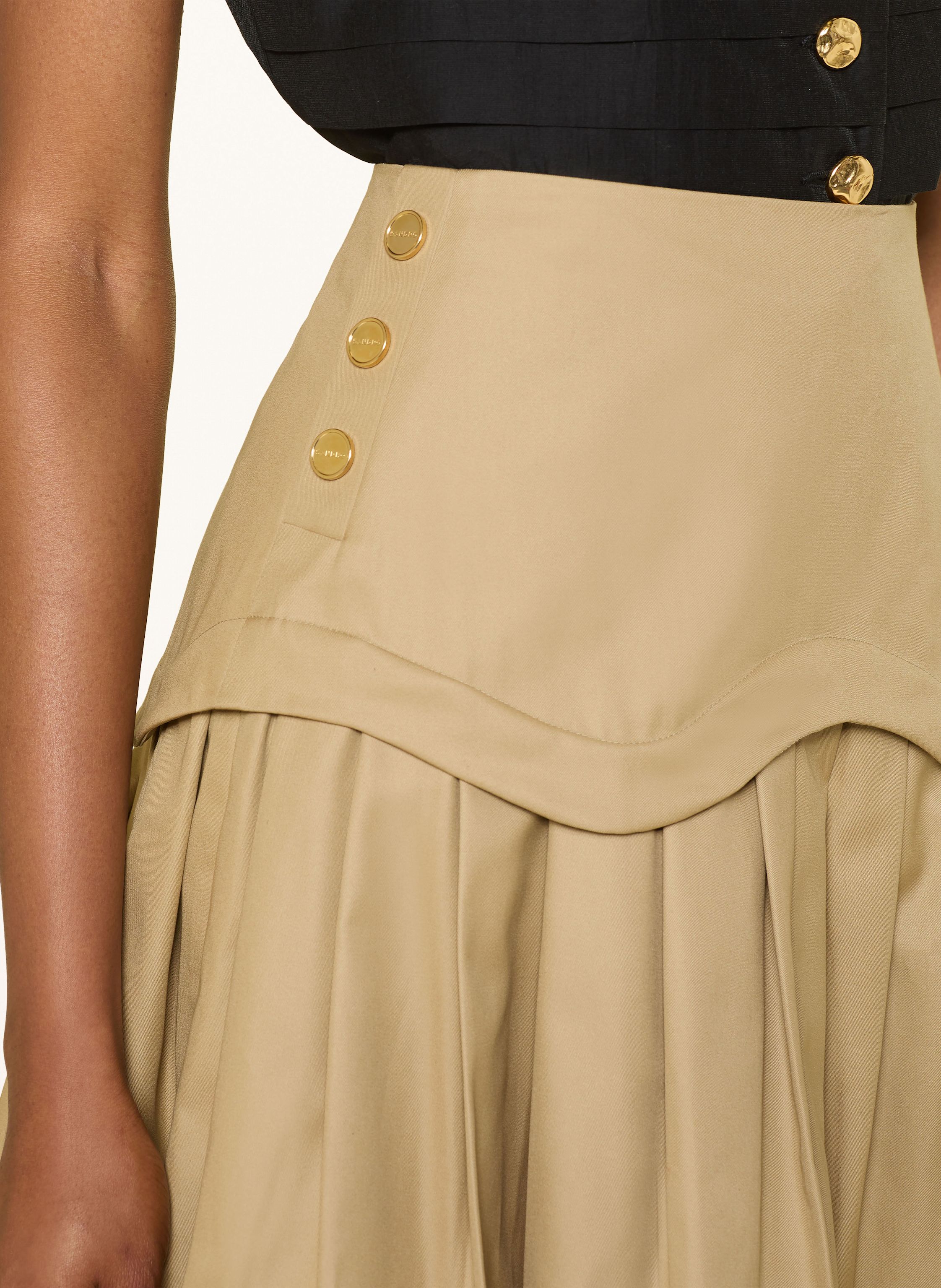 Thumbnail - Sandro Faltenrock beige