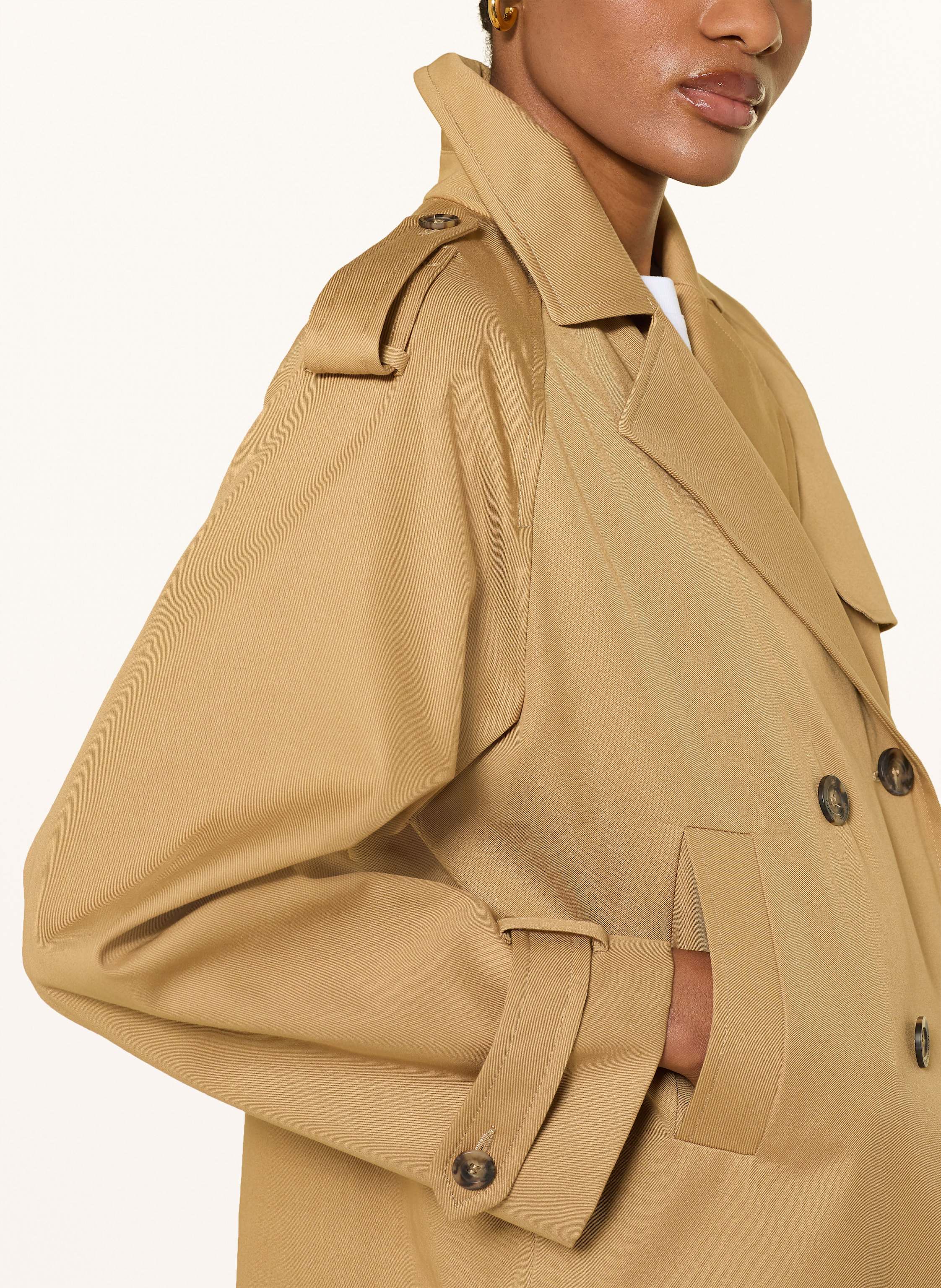 Thumbnail - Claudie Pierlot Trench-Jacke braun