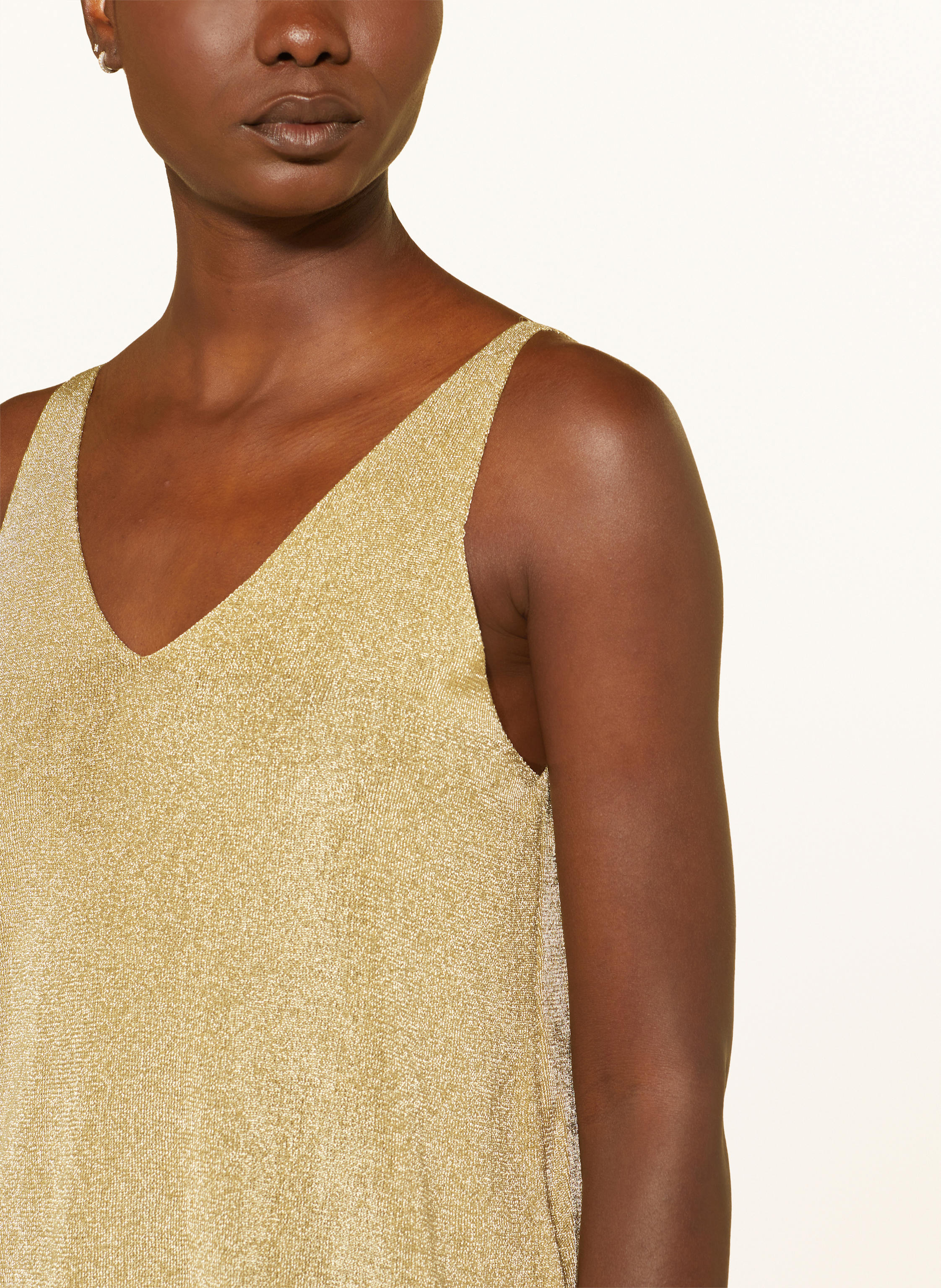 Thumbnail - Ba&Sh Stricktop Zuani Mit Glitzergarn gold