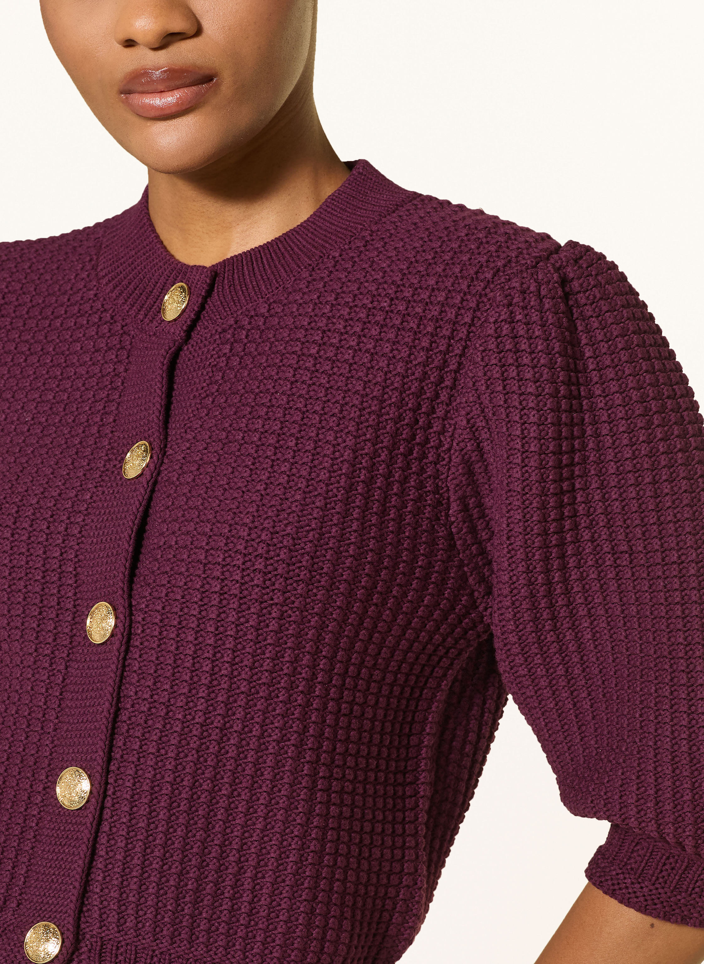 Thumbnail - Ba&Sh Strickjacke Garance lila