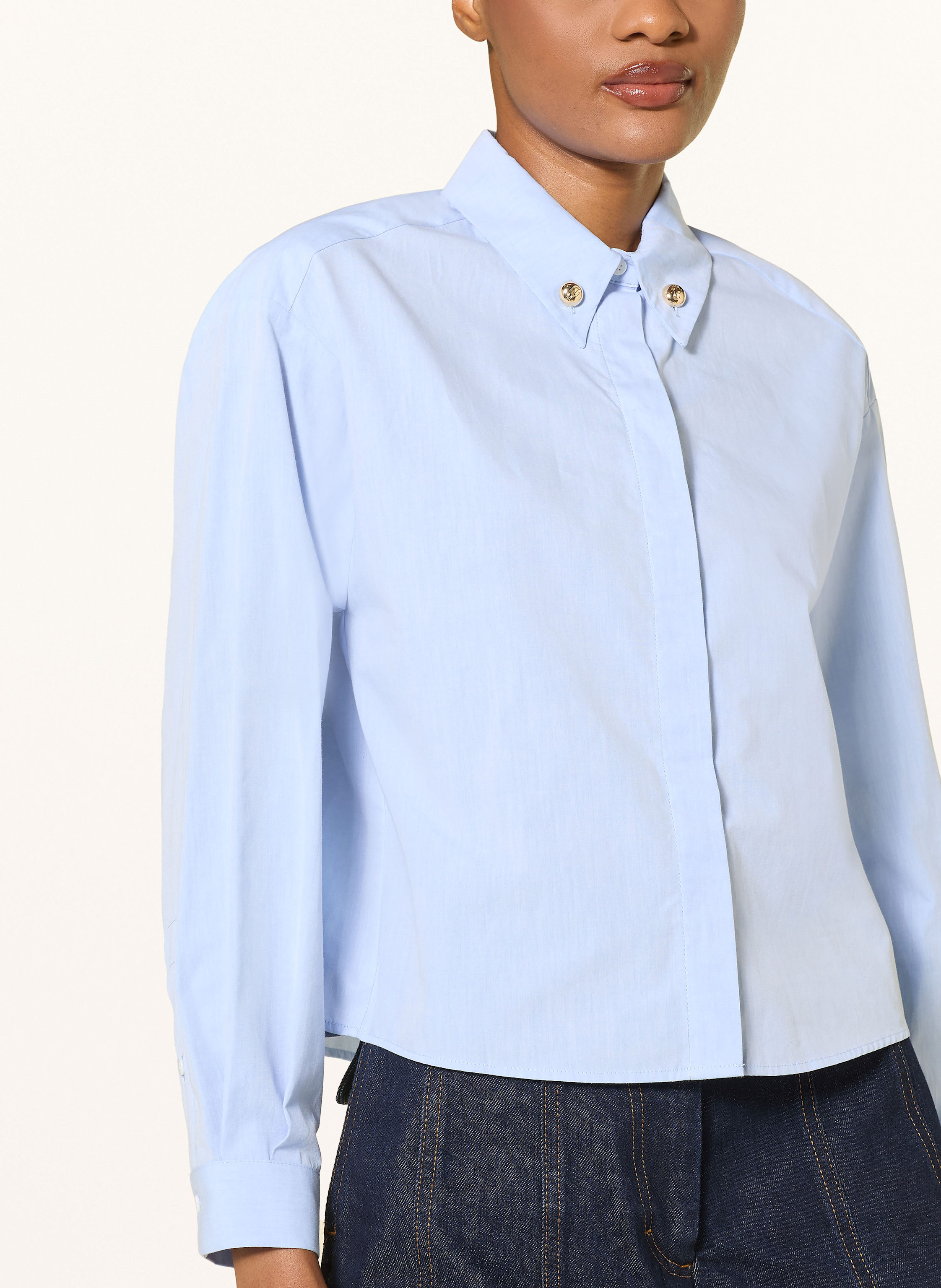 Thumbnail - Claudie Pierlot Hemdbluse blau