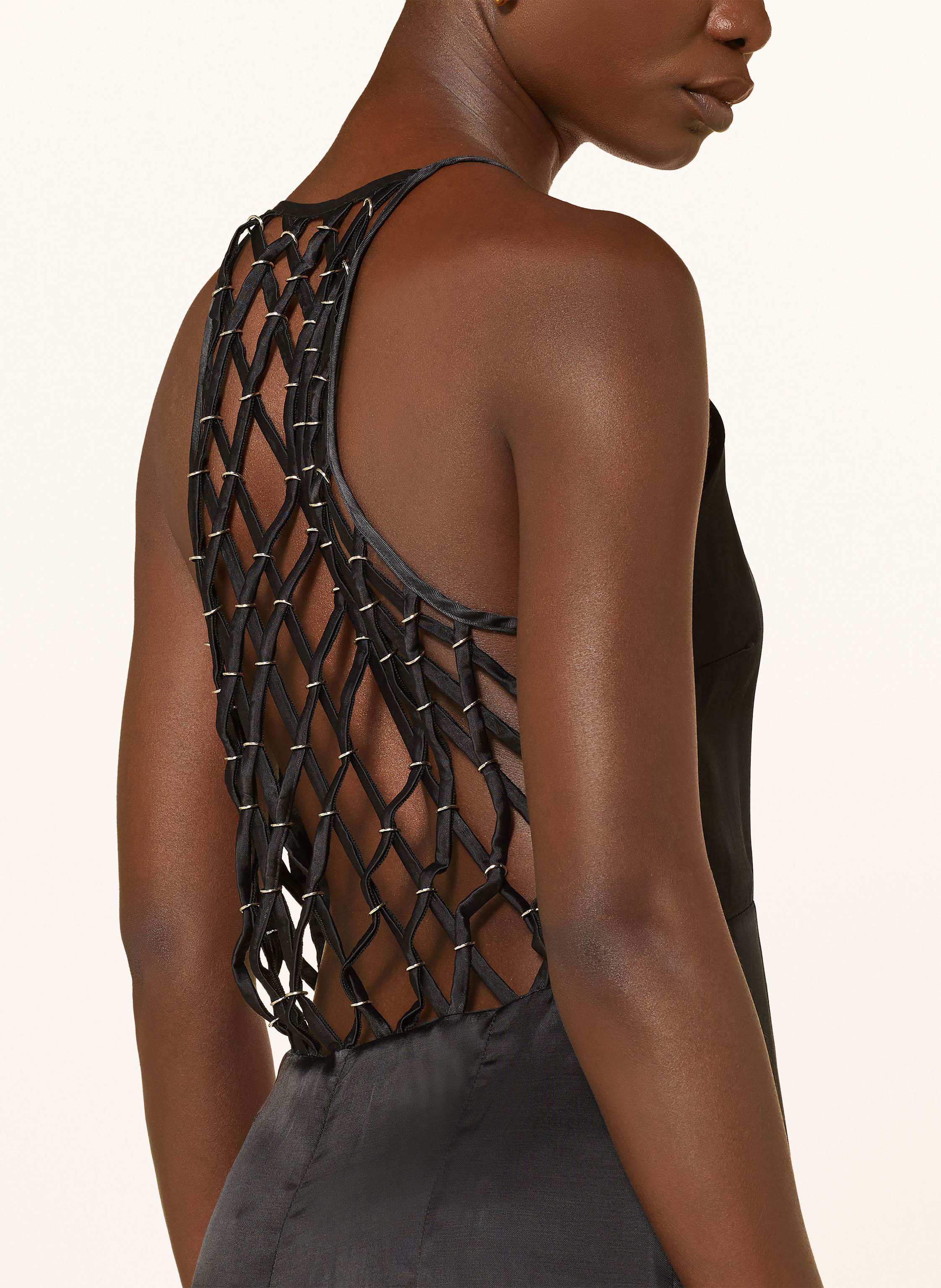 Thumbnail - Maje Satinkleid schwarz