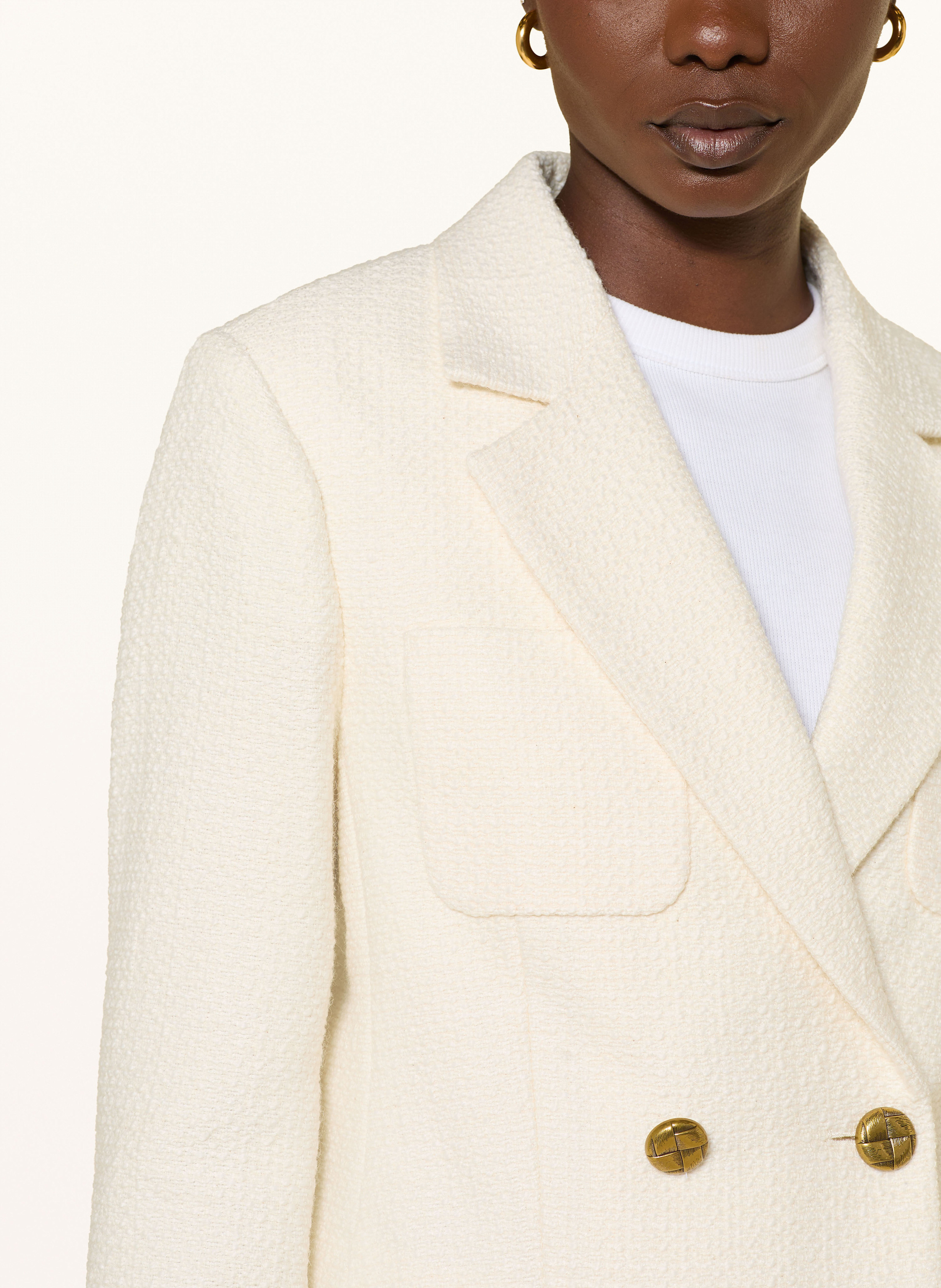 Thumbnail - Reiss Tweed-Blazer Mia weiss