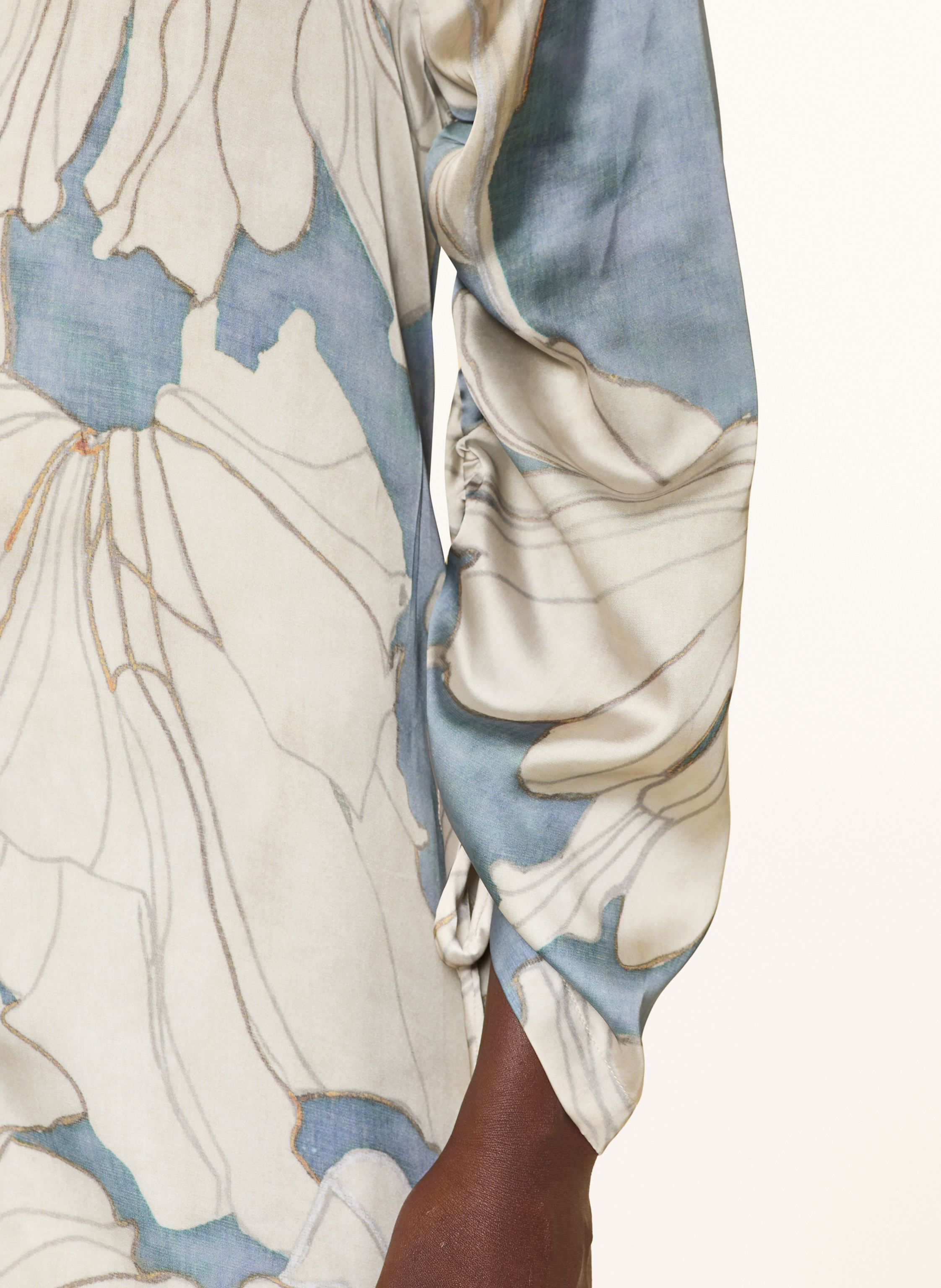 Thumbnail - Reiss Satinkleid Megan Mit Cut-Out blau