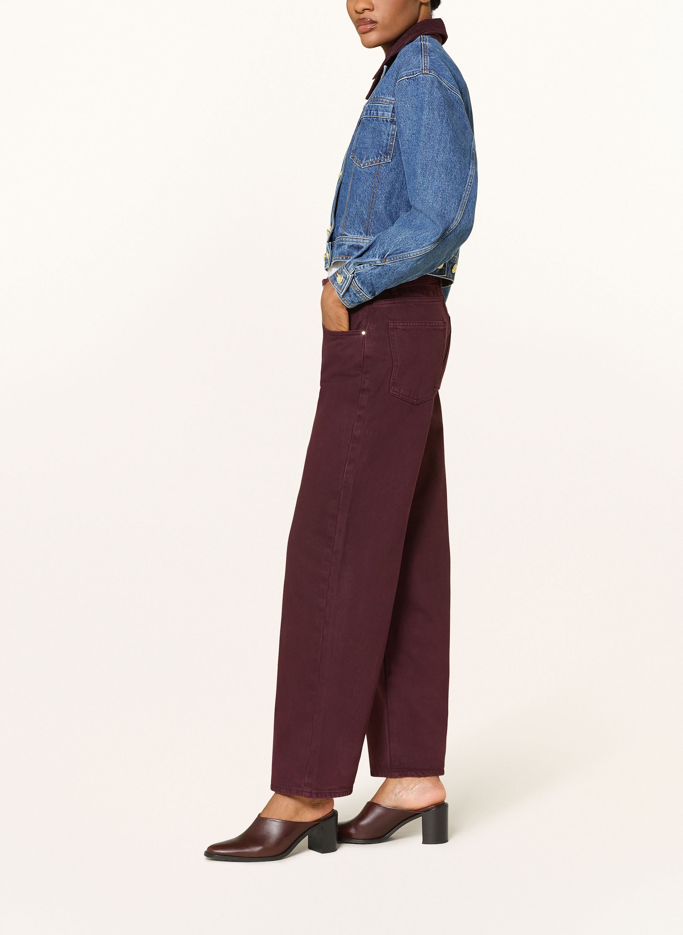 Thumbnail - Claudie Pierlot Wide Leg Jeans rot