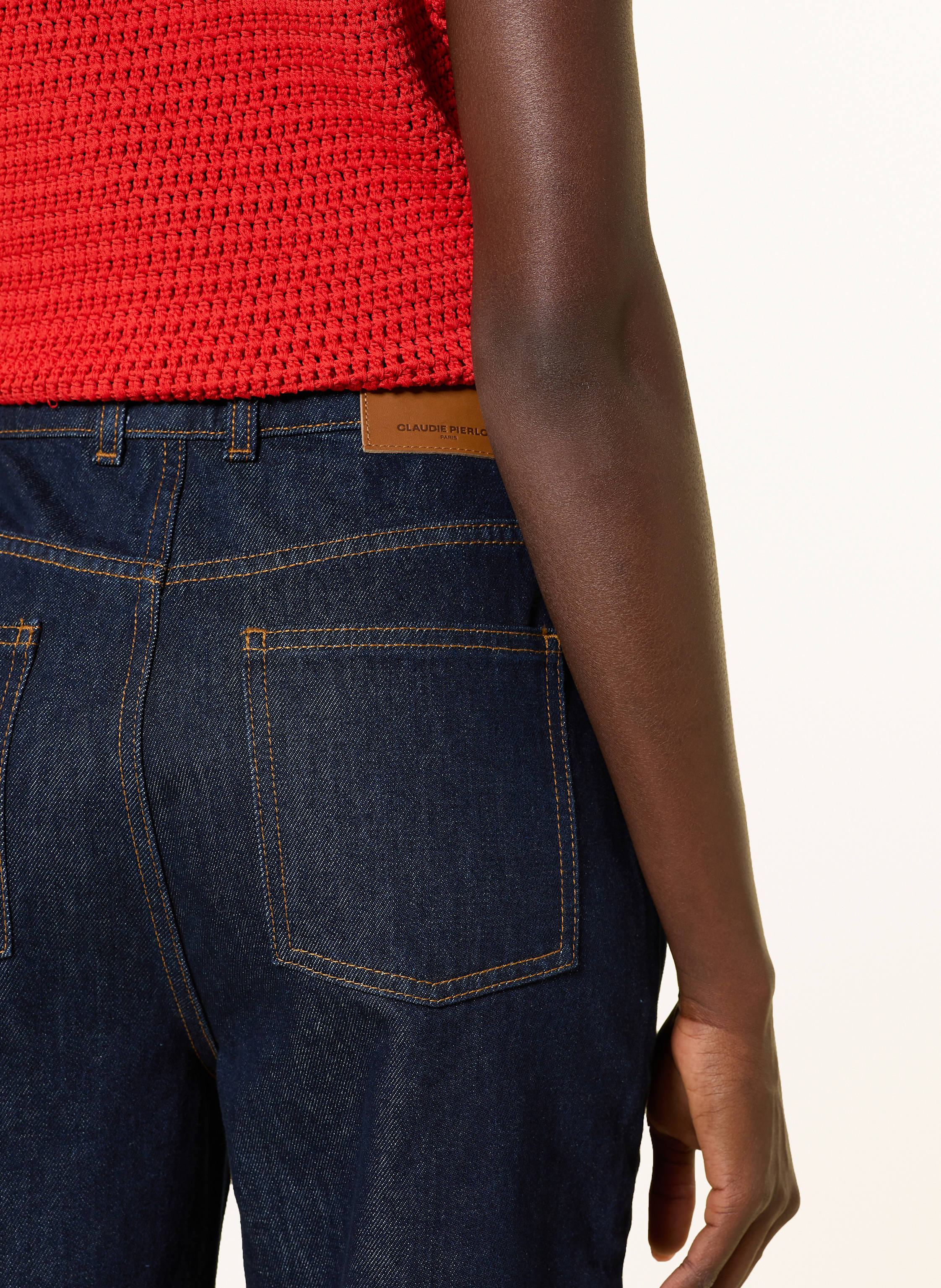 Thumbnail - Claudie Pierlot Wide Leg Jeans blau