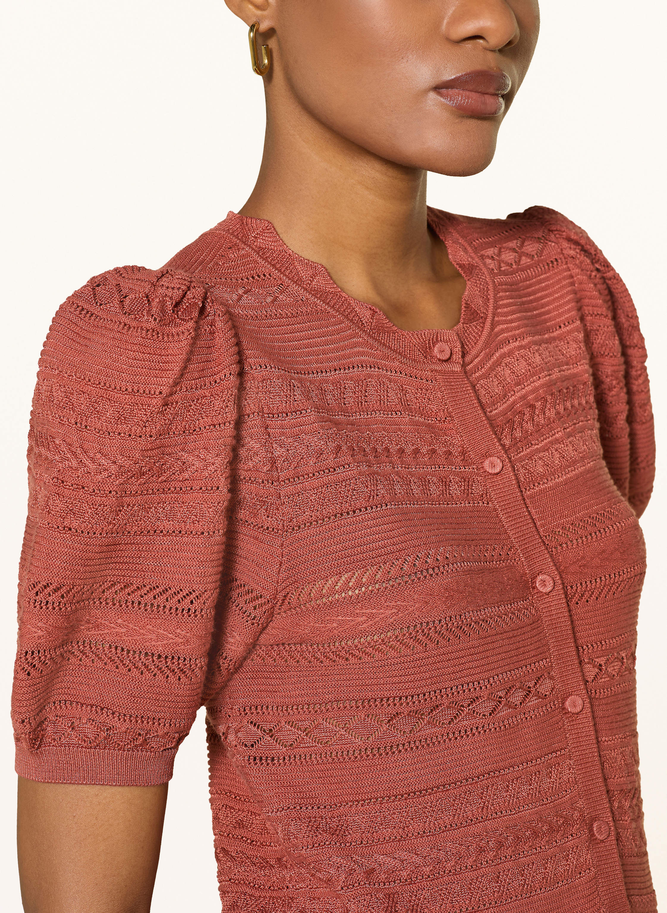 Thumbnail - Ba&Sh Strickjacke Vinat braun