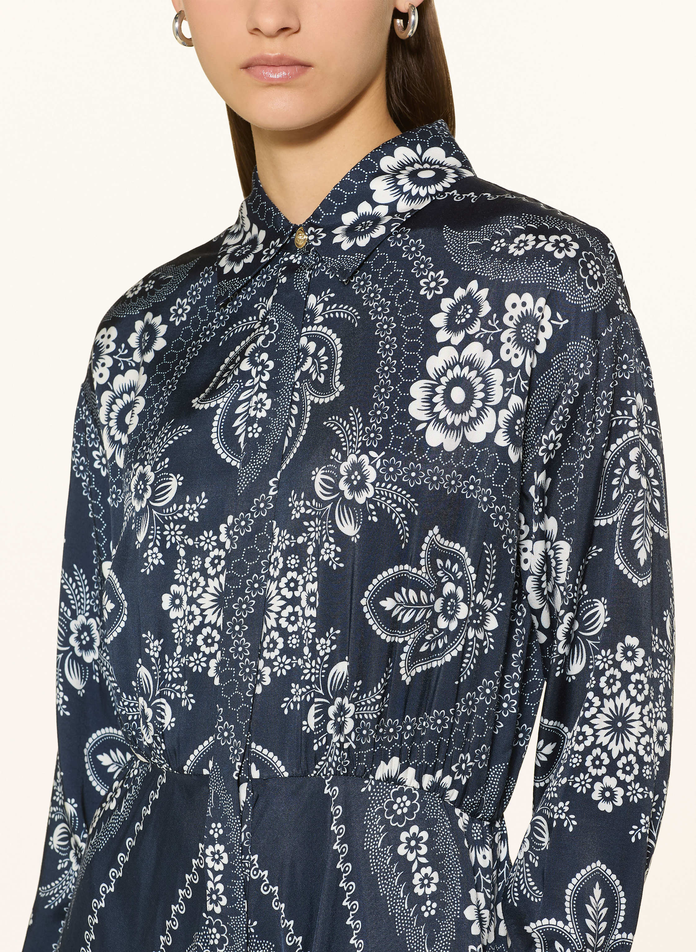 Thumbnail - Maje Hemdblusenkleid blau