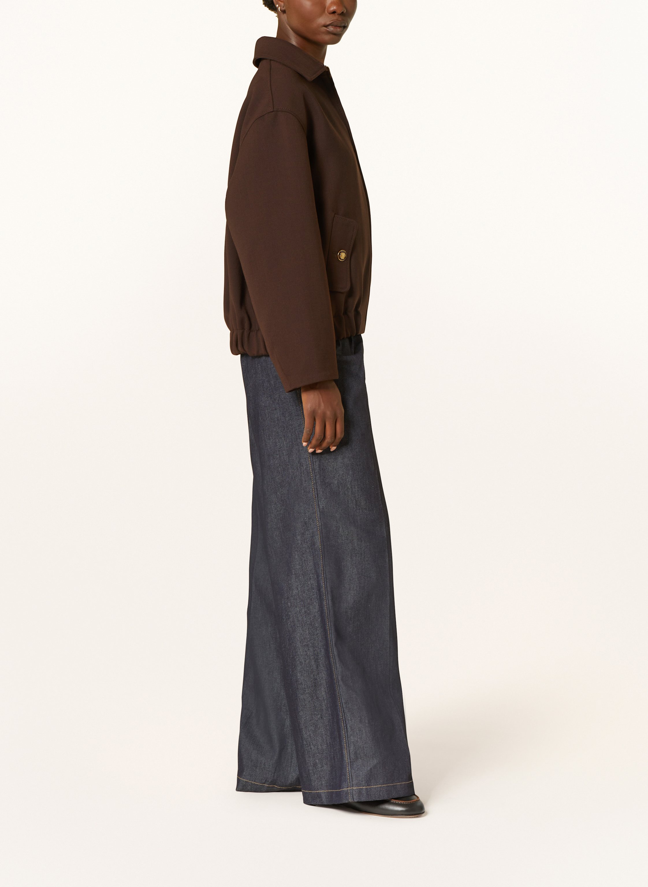 Thumbnail - Sandro Wide Leg Jeans blau