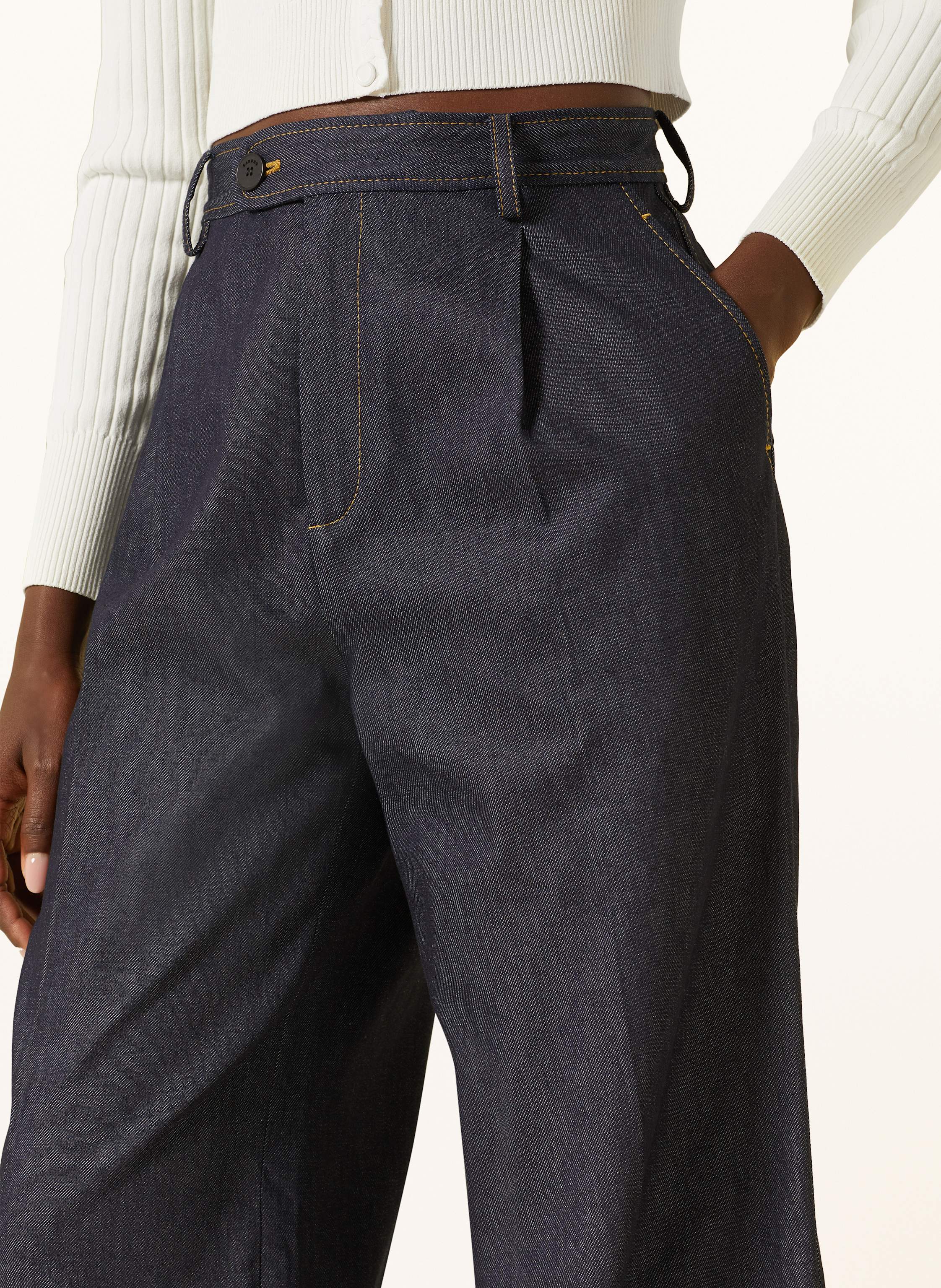 Thumbnail - Sandro Wide Leg Jeans blau