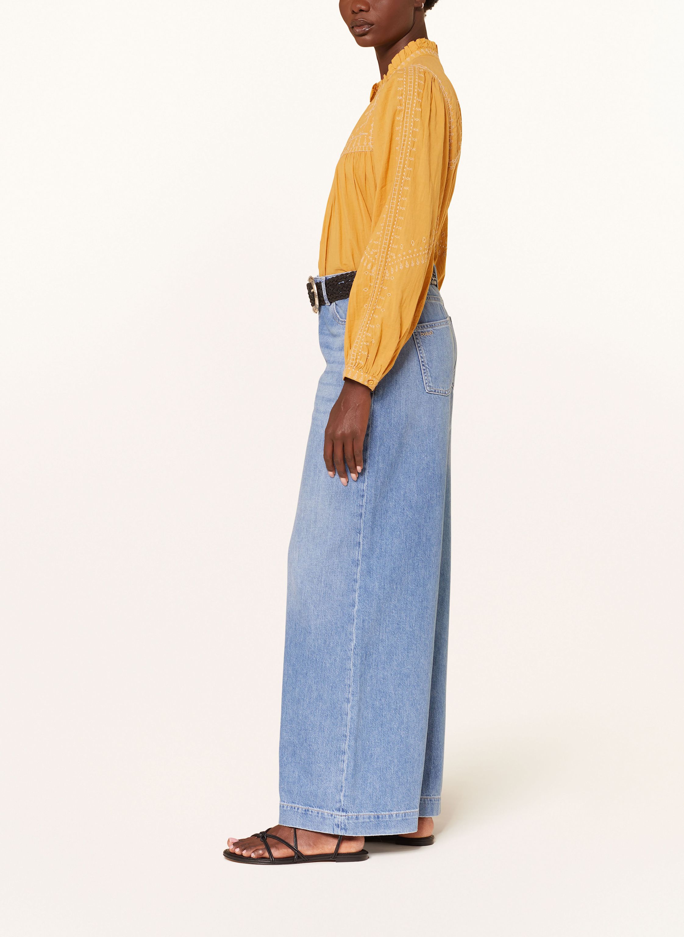 Thumbnail - Ba&Sh Wide Leg Jeans Musc blau