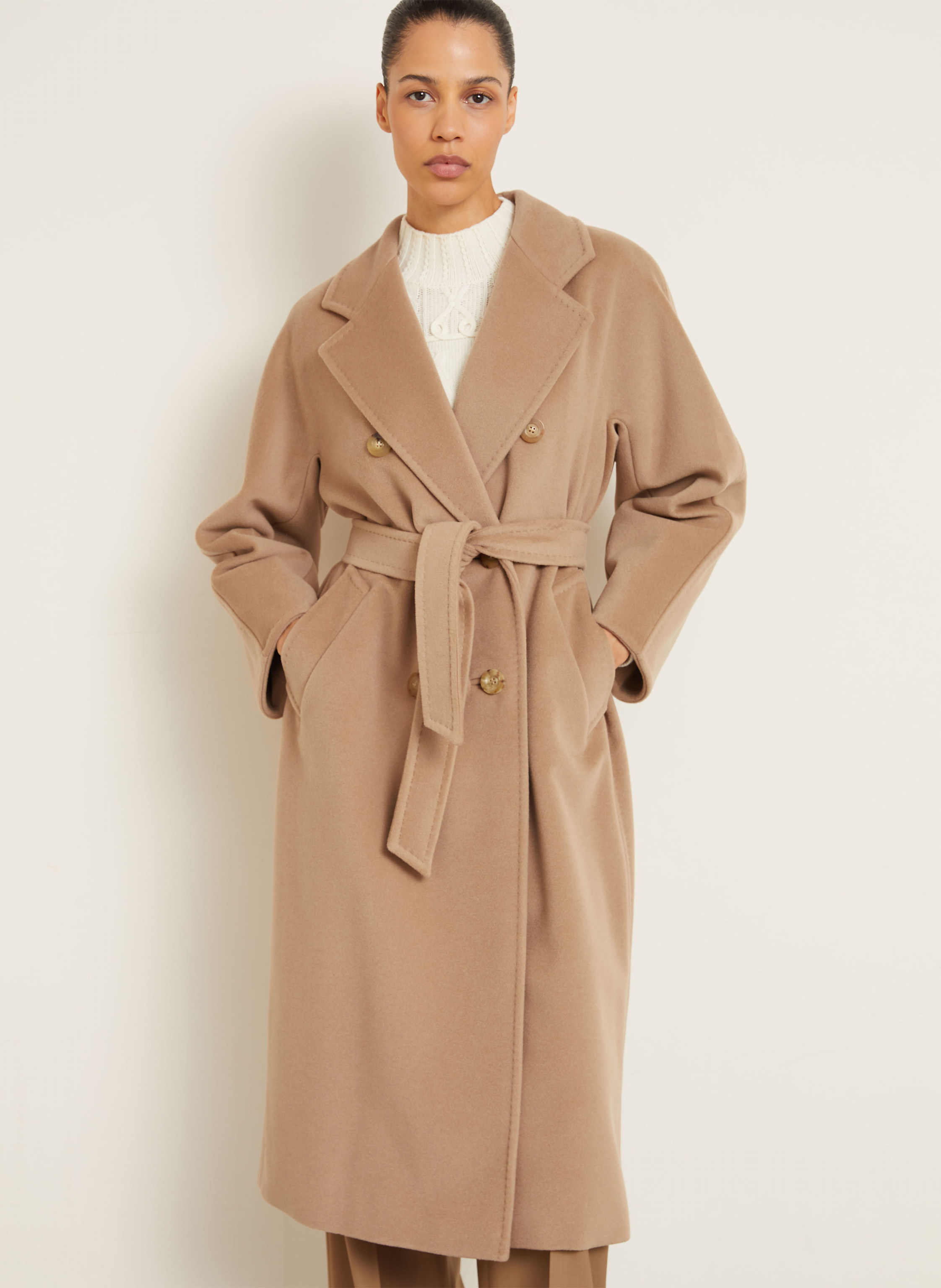 Thumbnail - Max Mara Wollmantel Madame braun