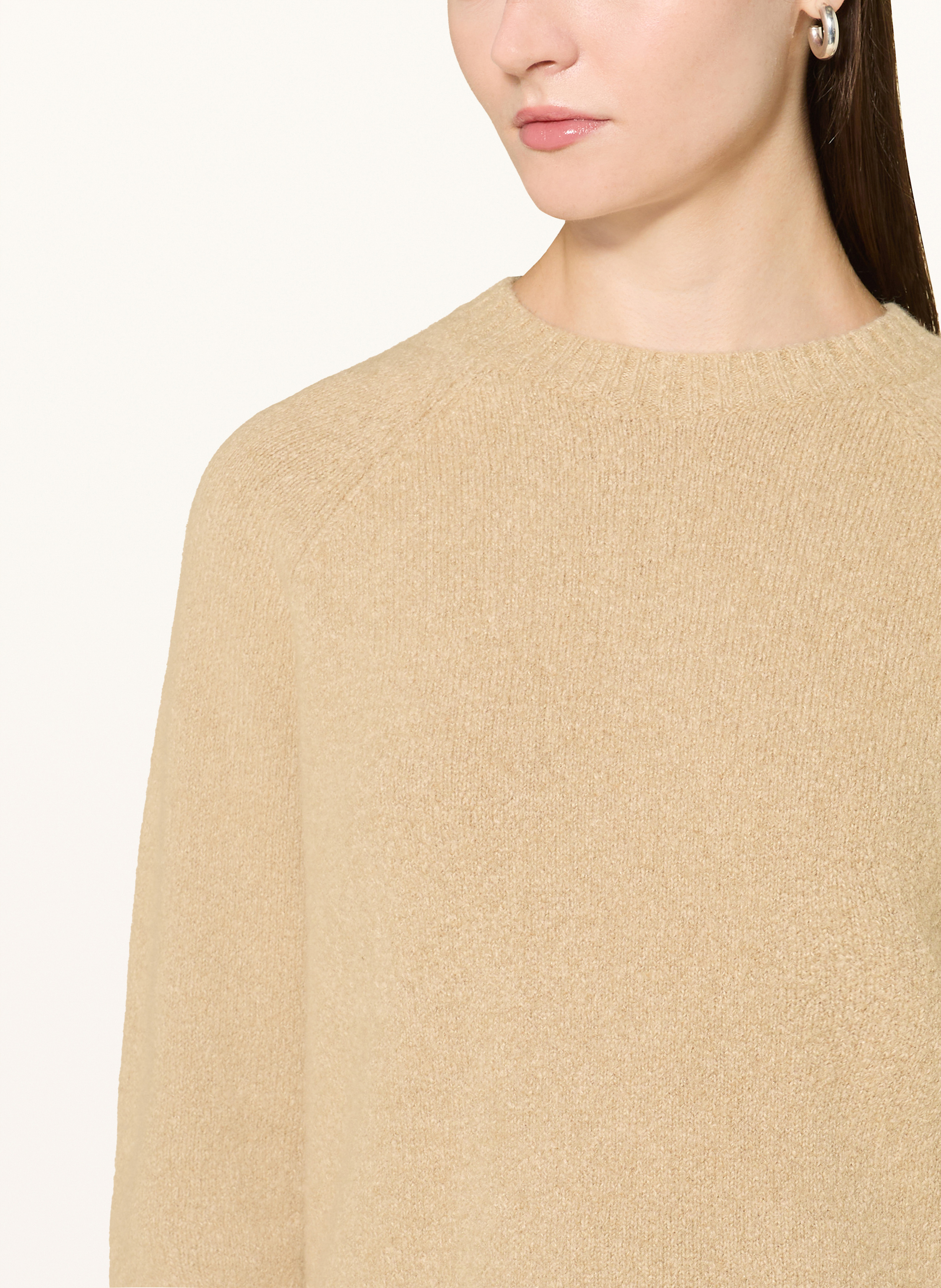 Thumbnail - Boss Pullover Febisan Mit Alpaka beige