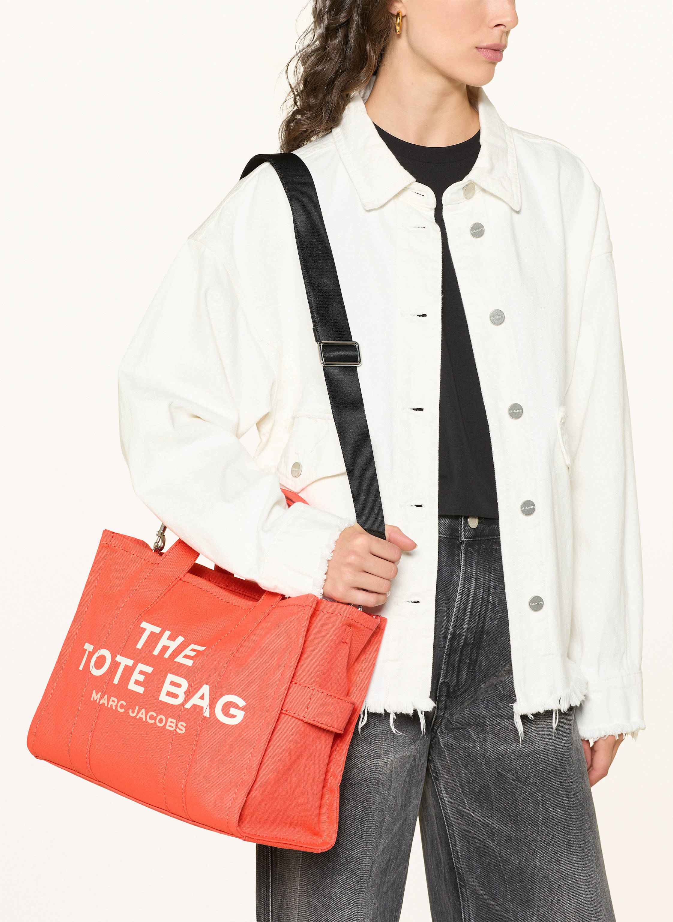 Thumbnail - Marc Jacobs Handtasche The Medium Tote Bag orange