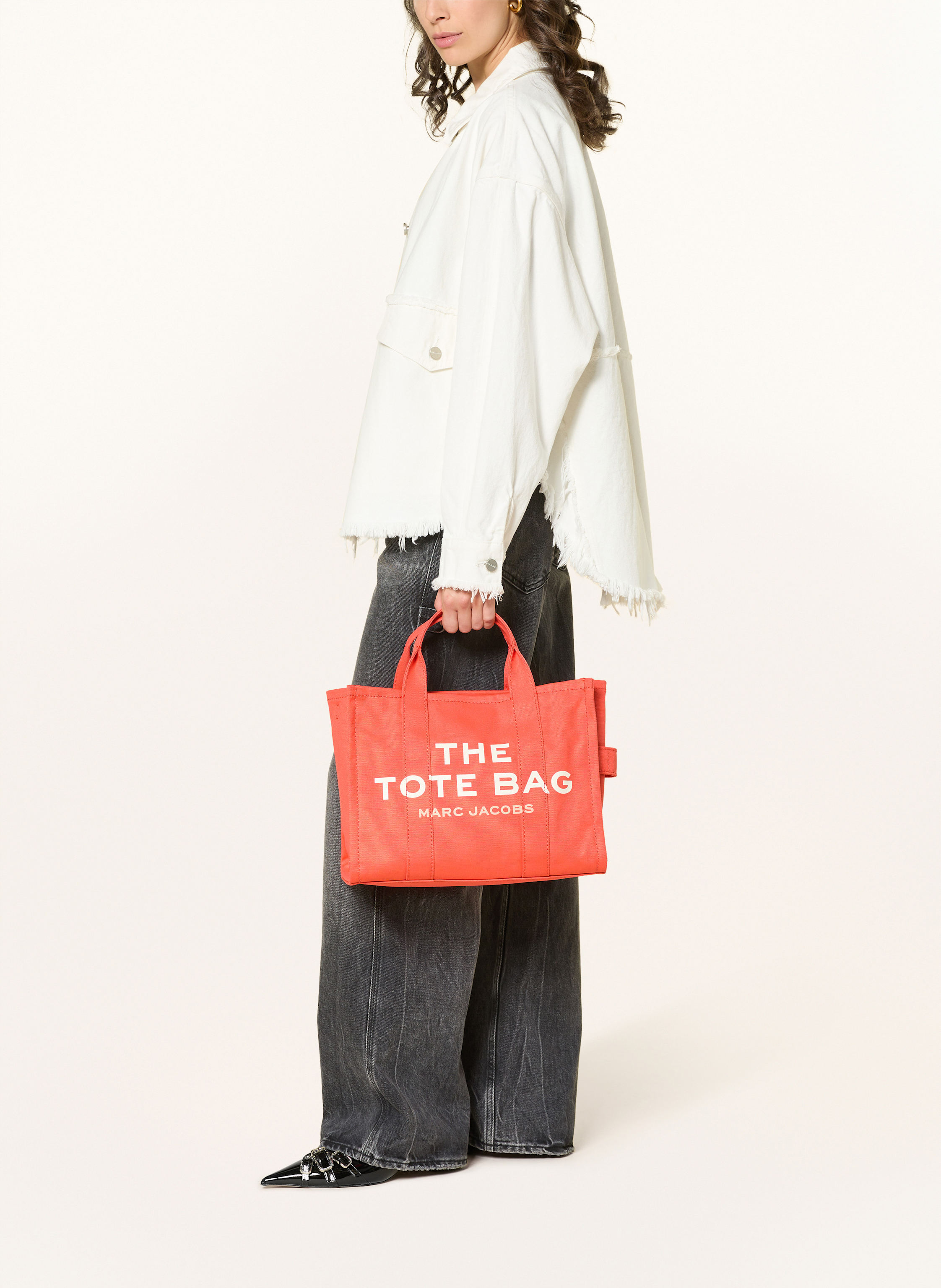 Thumbnail - Marc Jacobs Handtasche The Medium Tote Bag orange