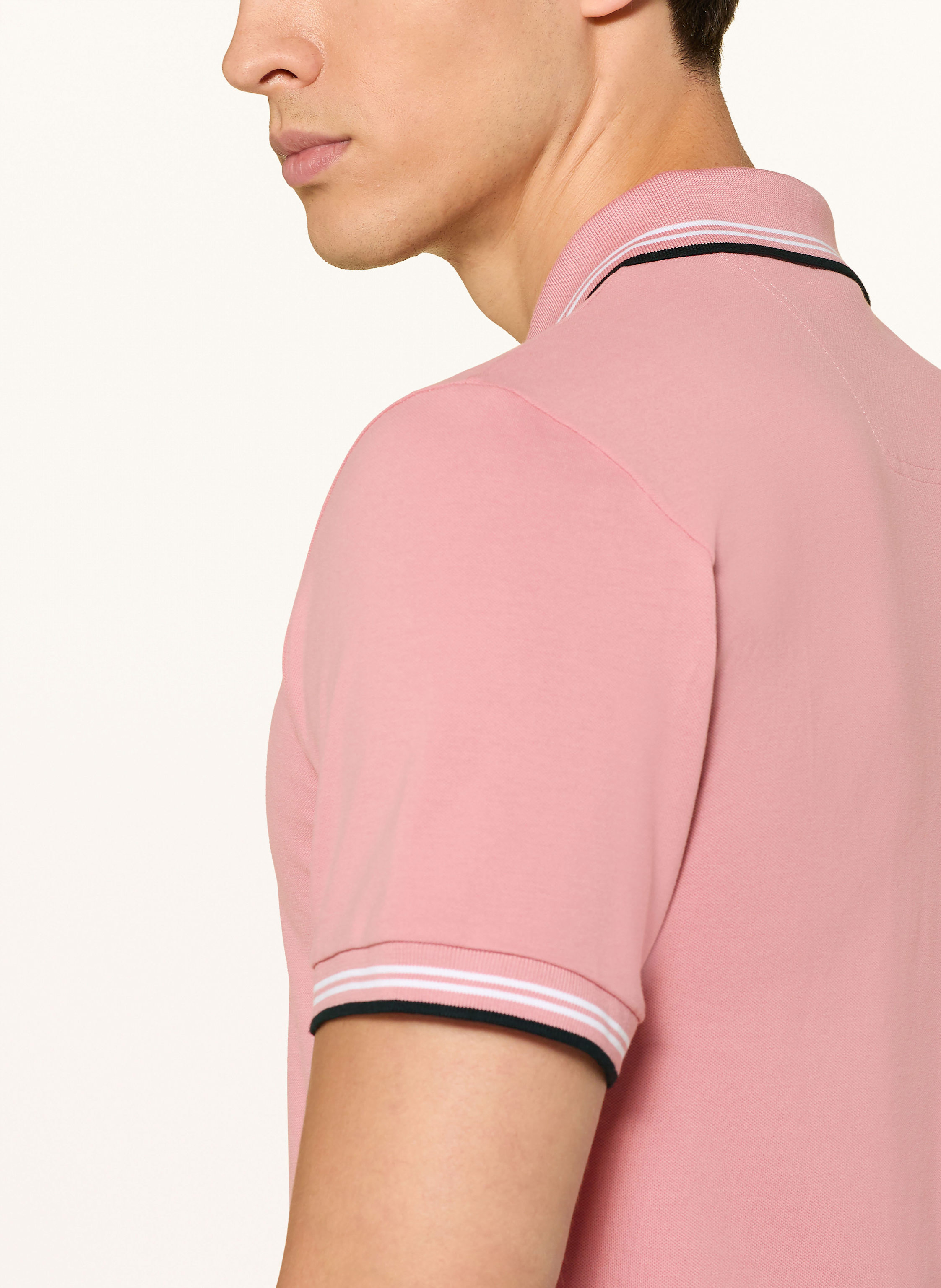 Thumbnail - Boss Piqué-Poloshirt Paul Slim Fit rot