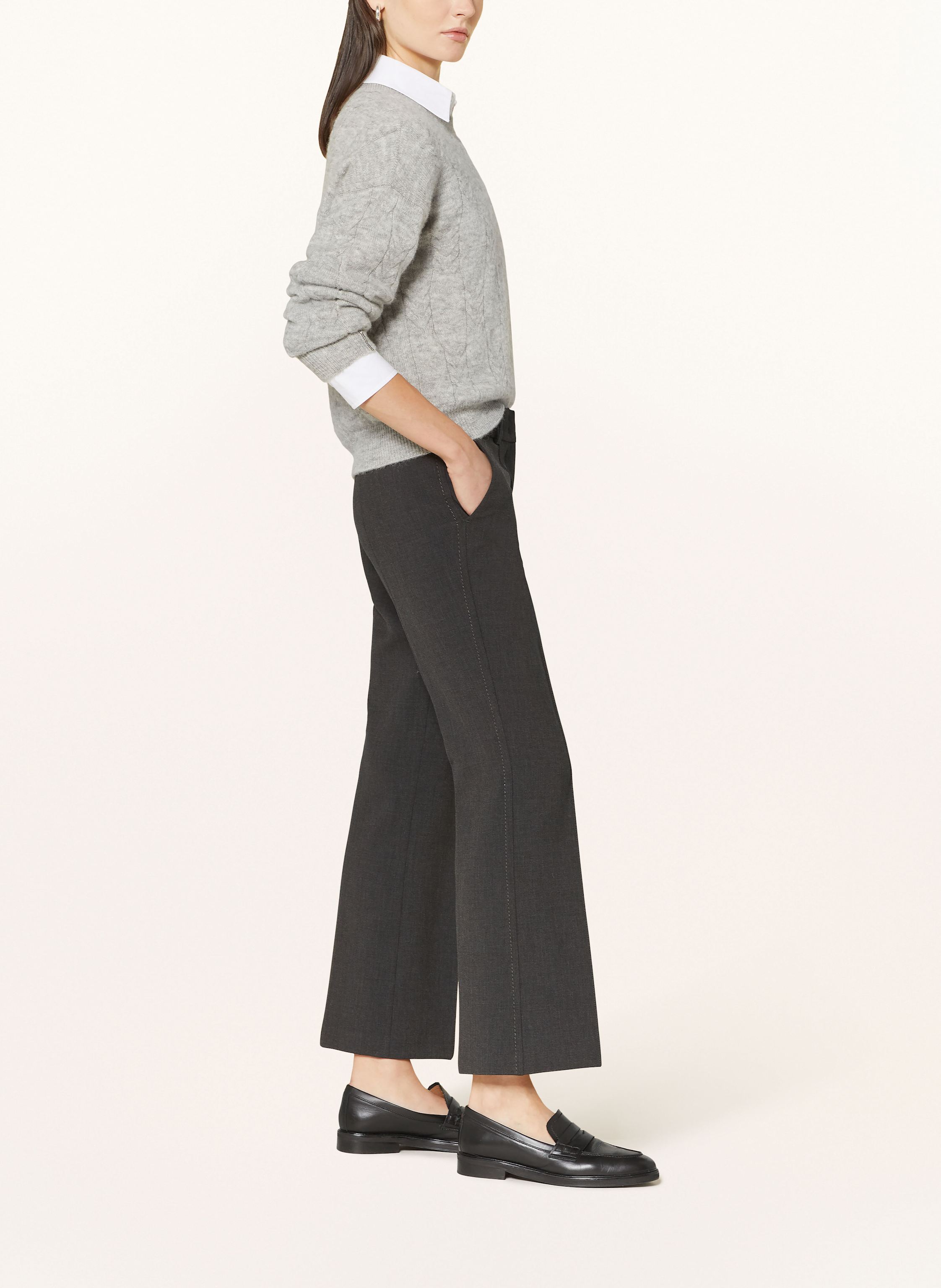 Thumbnail - Cambio Bootcut-Hose Farah grau