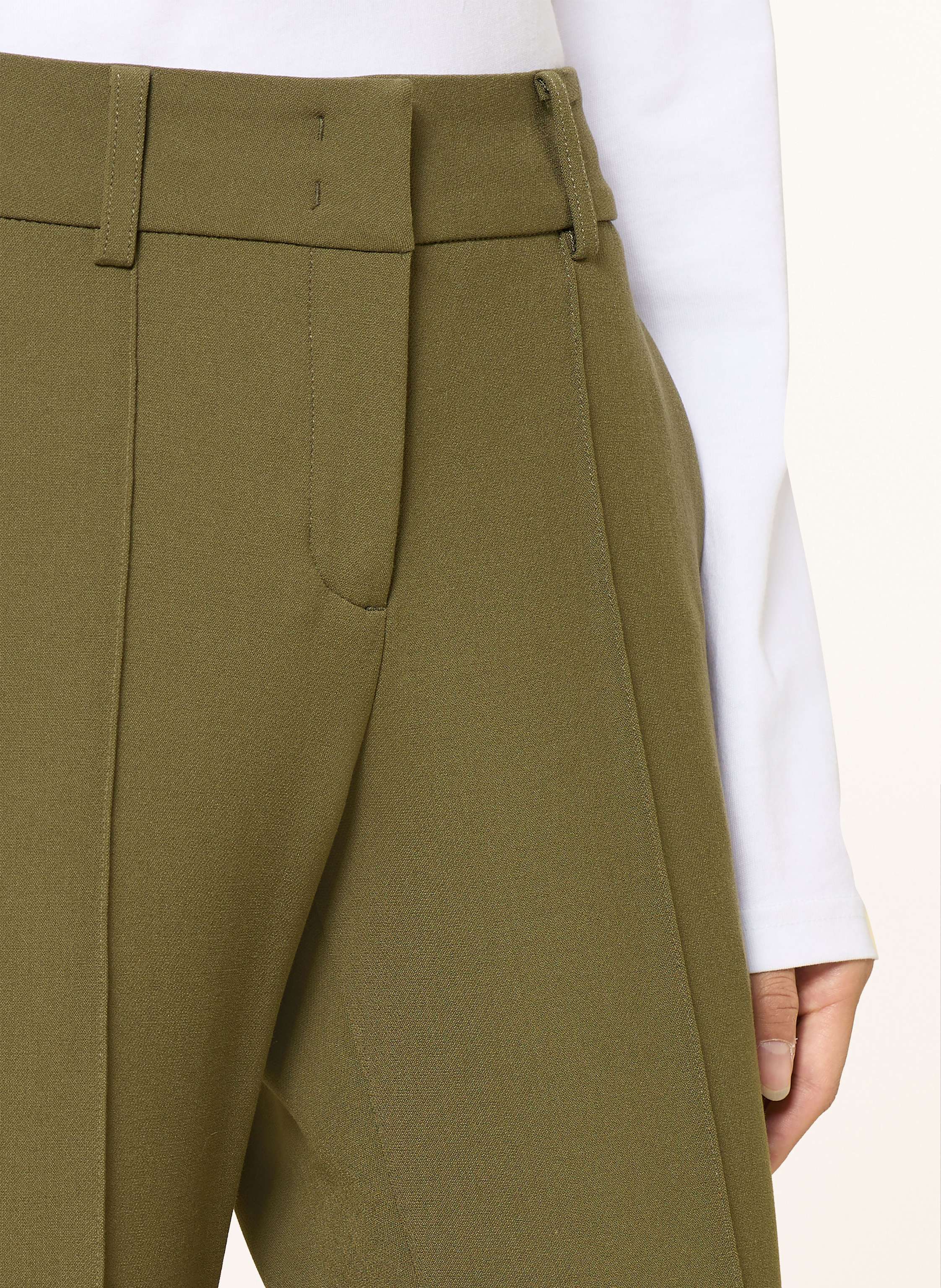 Thumbnail - Cambio Bootcut-Hose Farah gruen