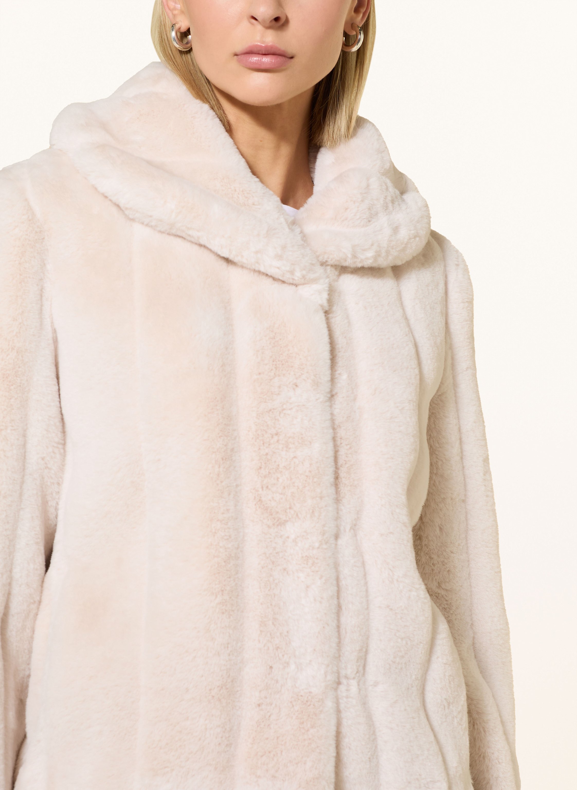 Thumbnail - Guess Kunstfell-Jacke New Sophy weiss