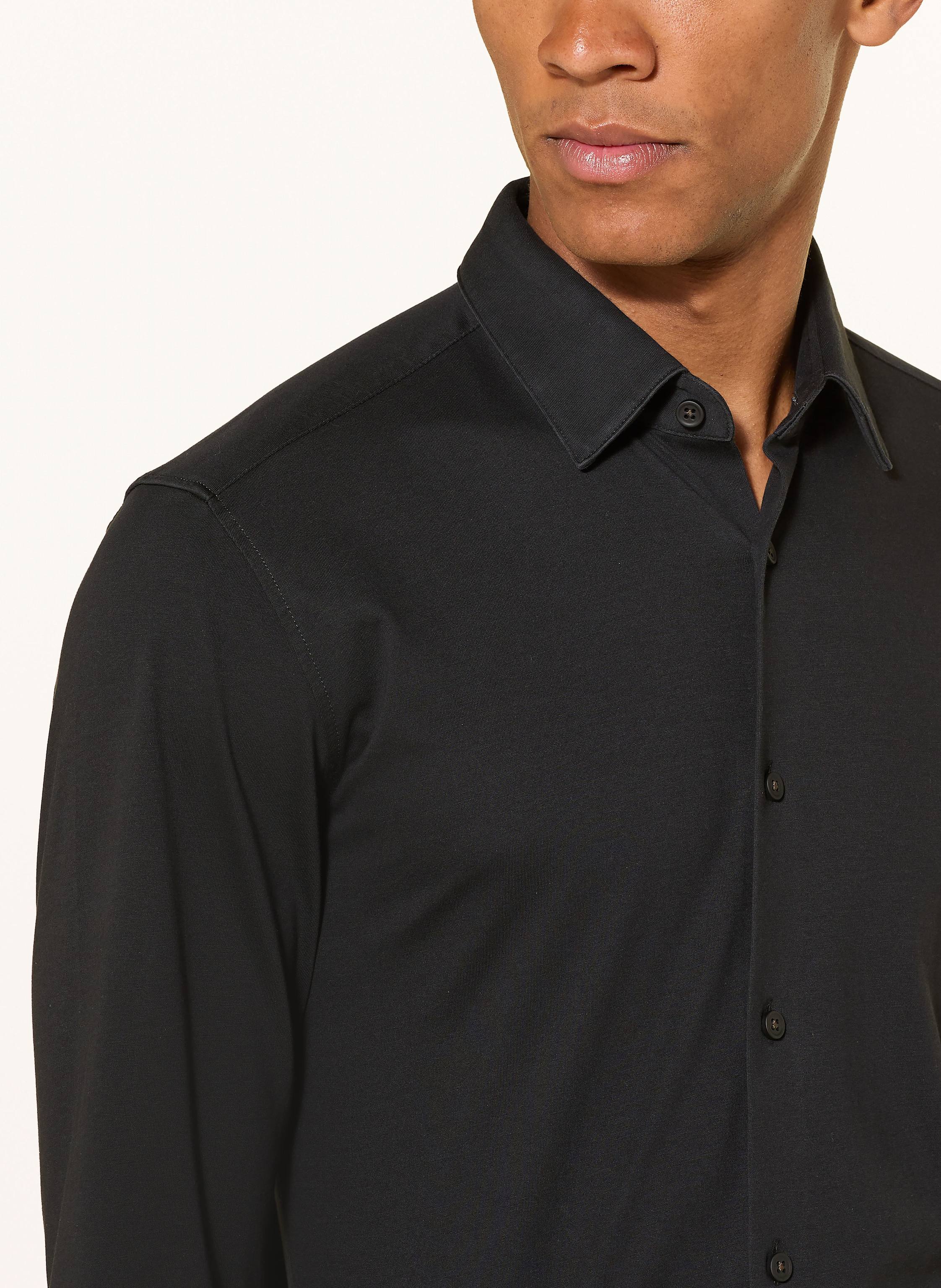 Thumbnail - Boss Jerseyhemd Hank Slim Fit schwarz
