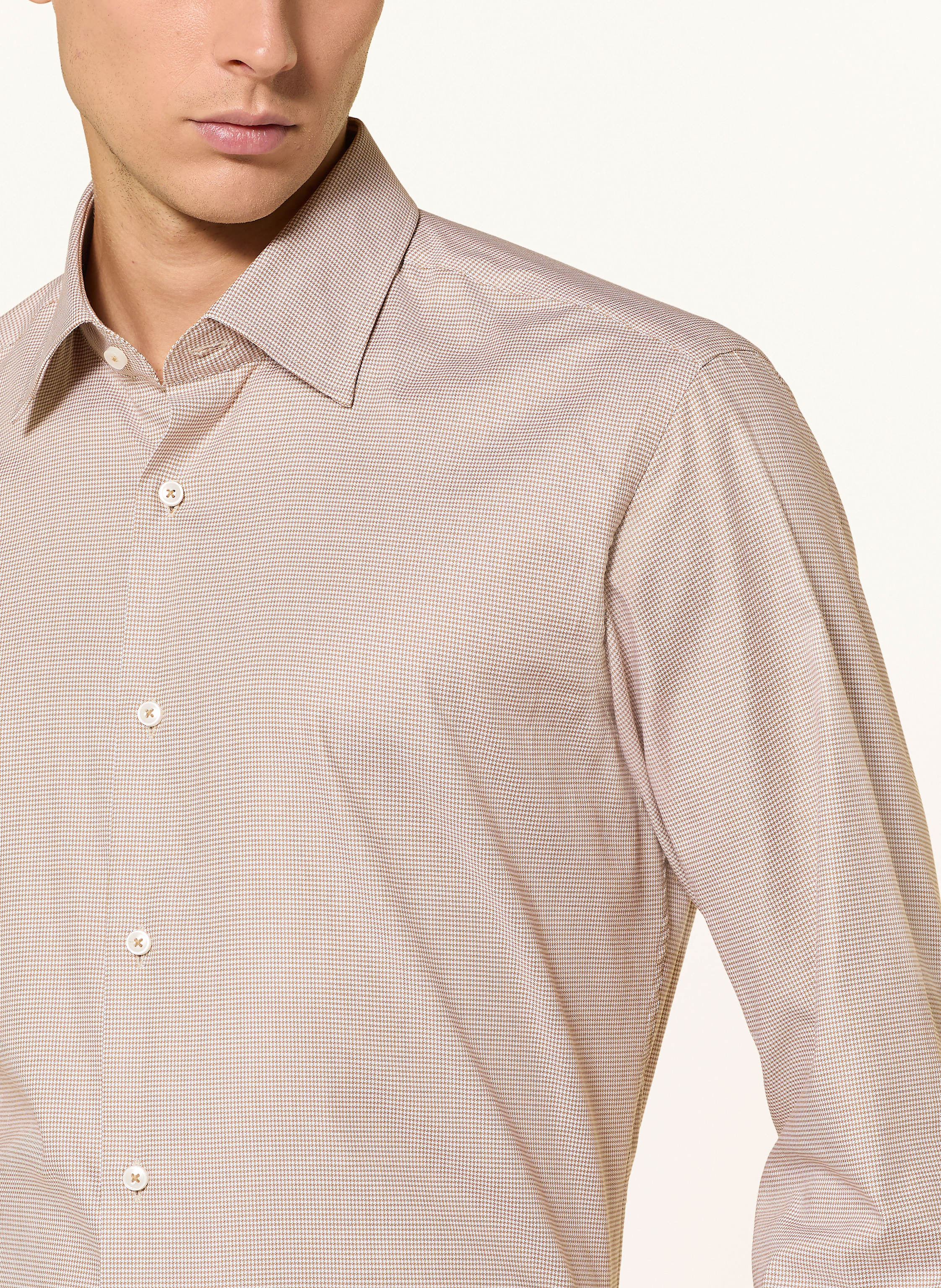 Thumbnail - Boss Hemd Joe Regular Fit beige