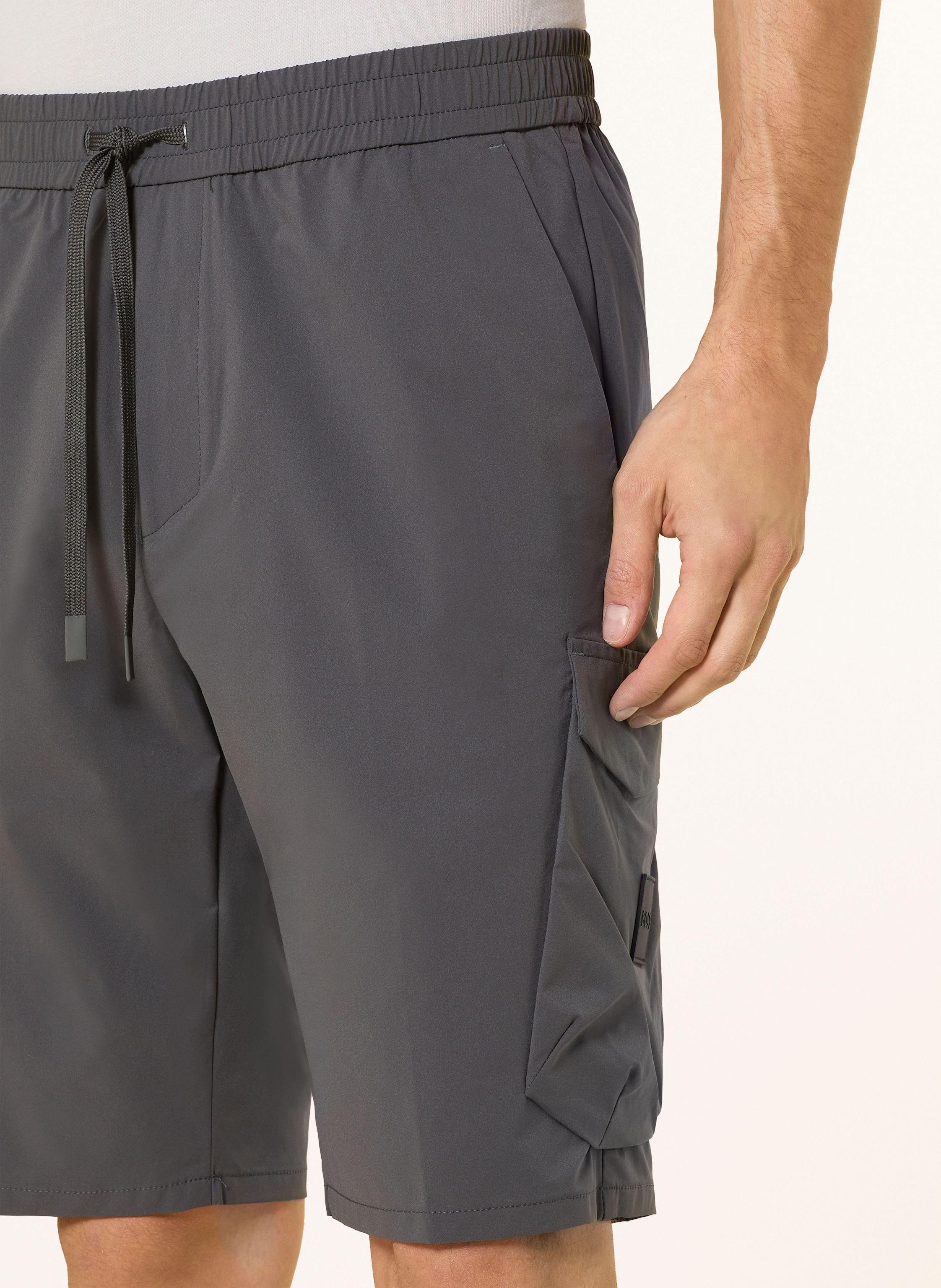 Thumbnail - Boss Cargoshorts Urbanex Tapered Fit grau